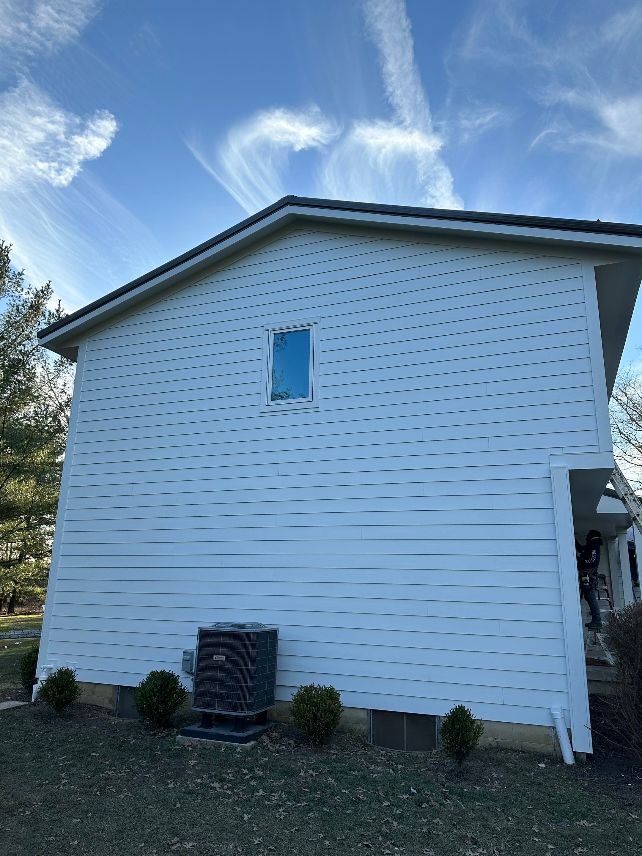 James Hardie Siding installation in New Albany by Best Exteriors Inc