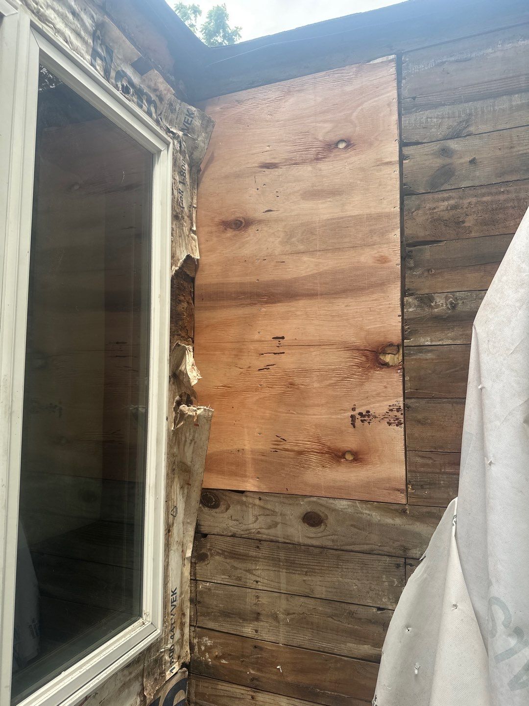 Siding Installation using Hardie Plank Artic white by A Plus Exterior