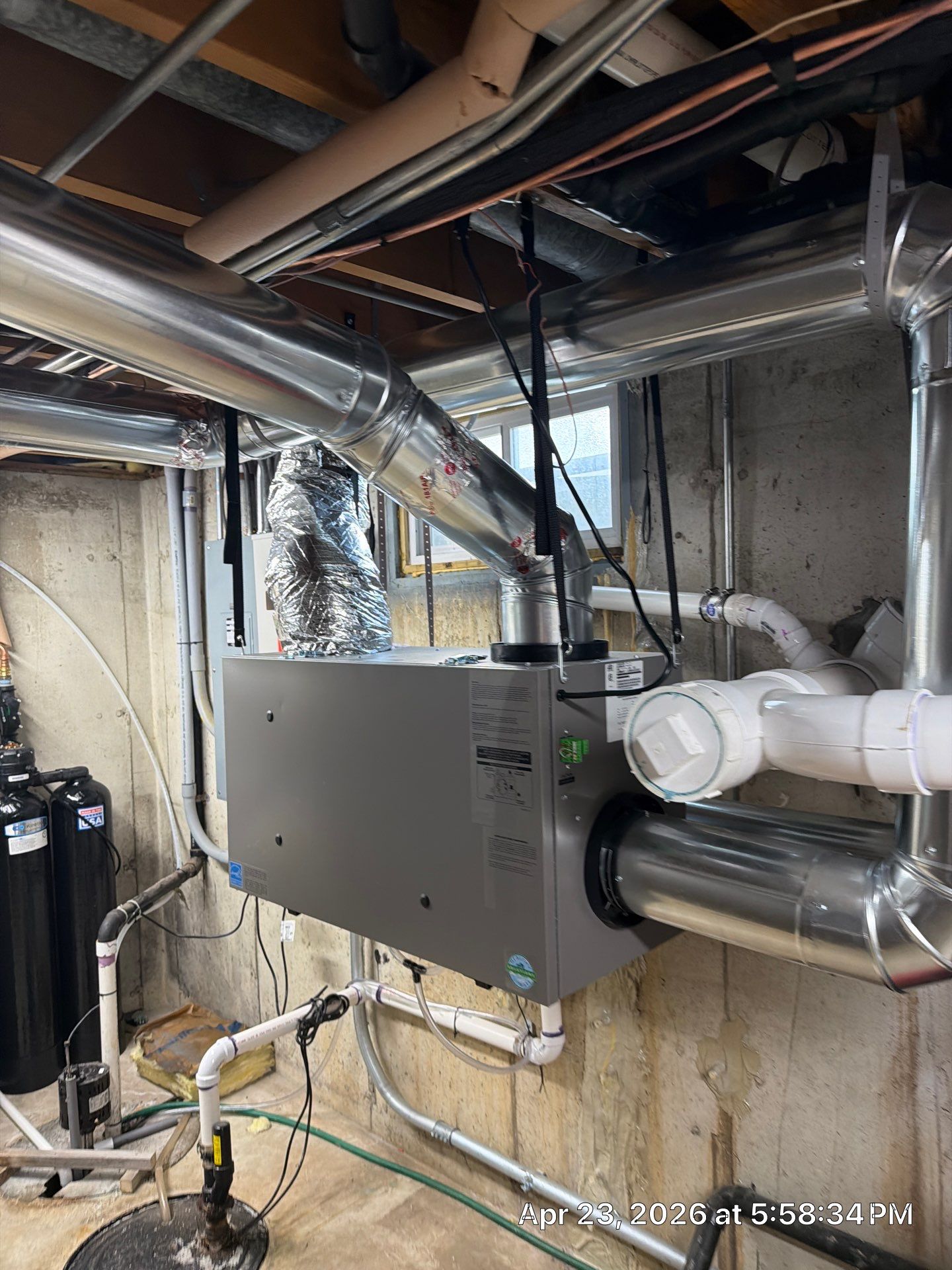 Lennox SLP99V Furnace & SL22KLV Heat Pump Installation with Aeroseal Duct Sealing – Woodstock, IL | GSHA Services, LTD by GSHA Services LTD