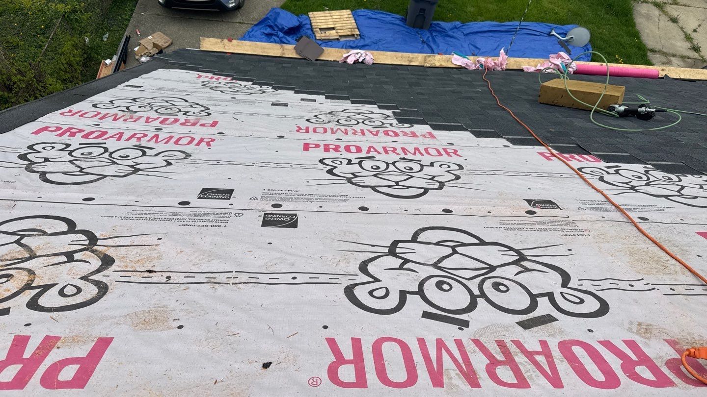 Roof Replacement using Owens Corning Onyx Black by 180 Contractors