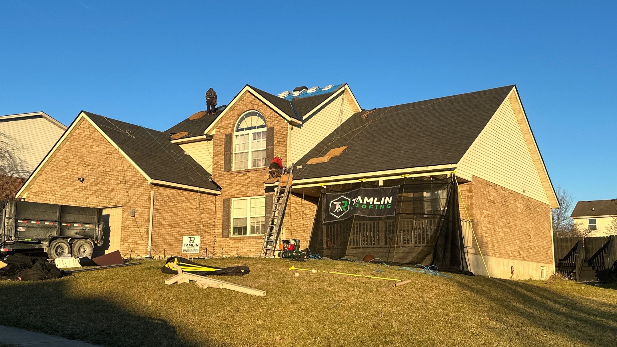 West Hamilton - Pristine Black & Gutters by Tamlin Roofing