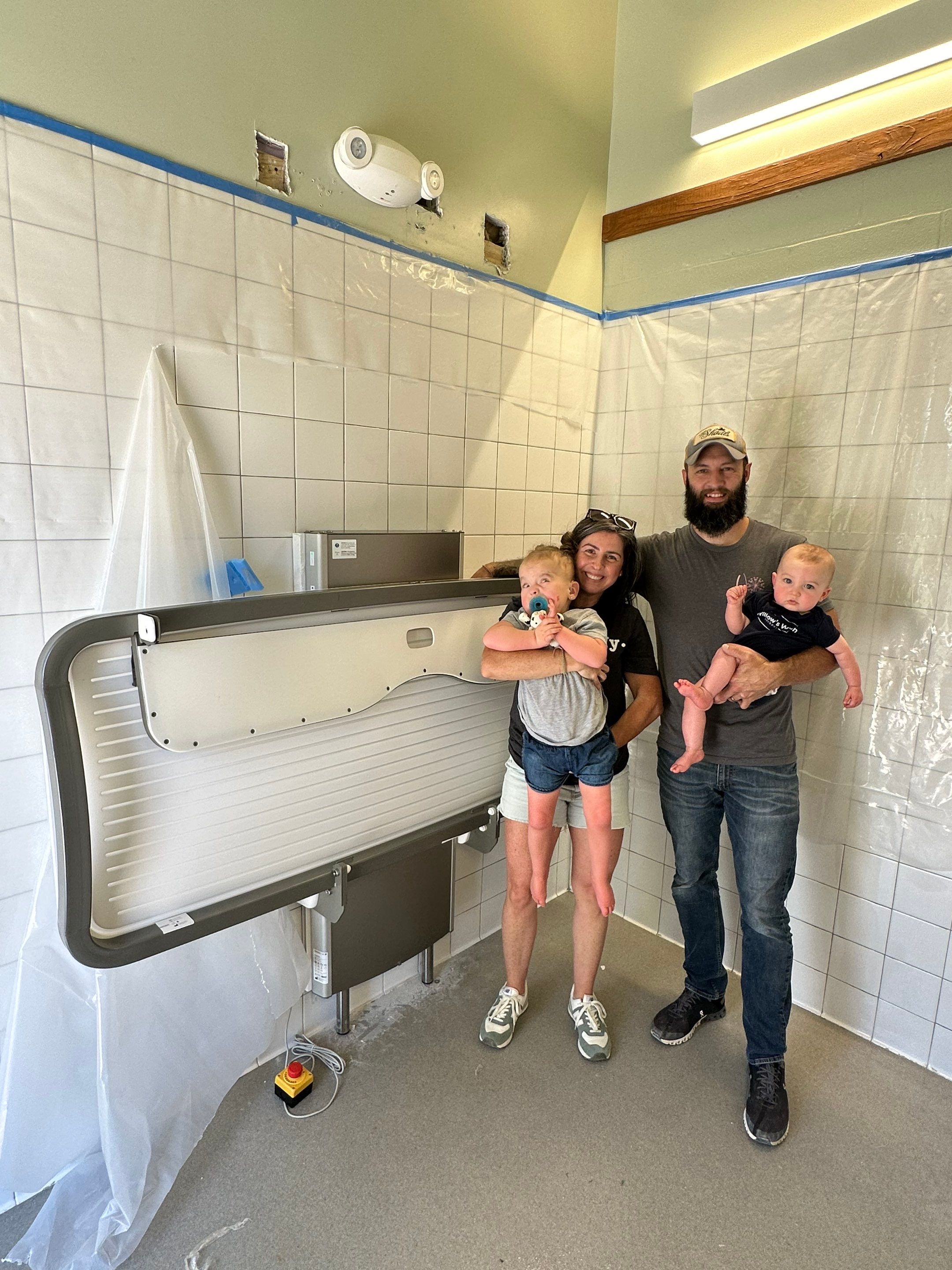 Restroom Amenity Upgrades and Changing Station Installation in Concord by Willow's Wish Foundation