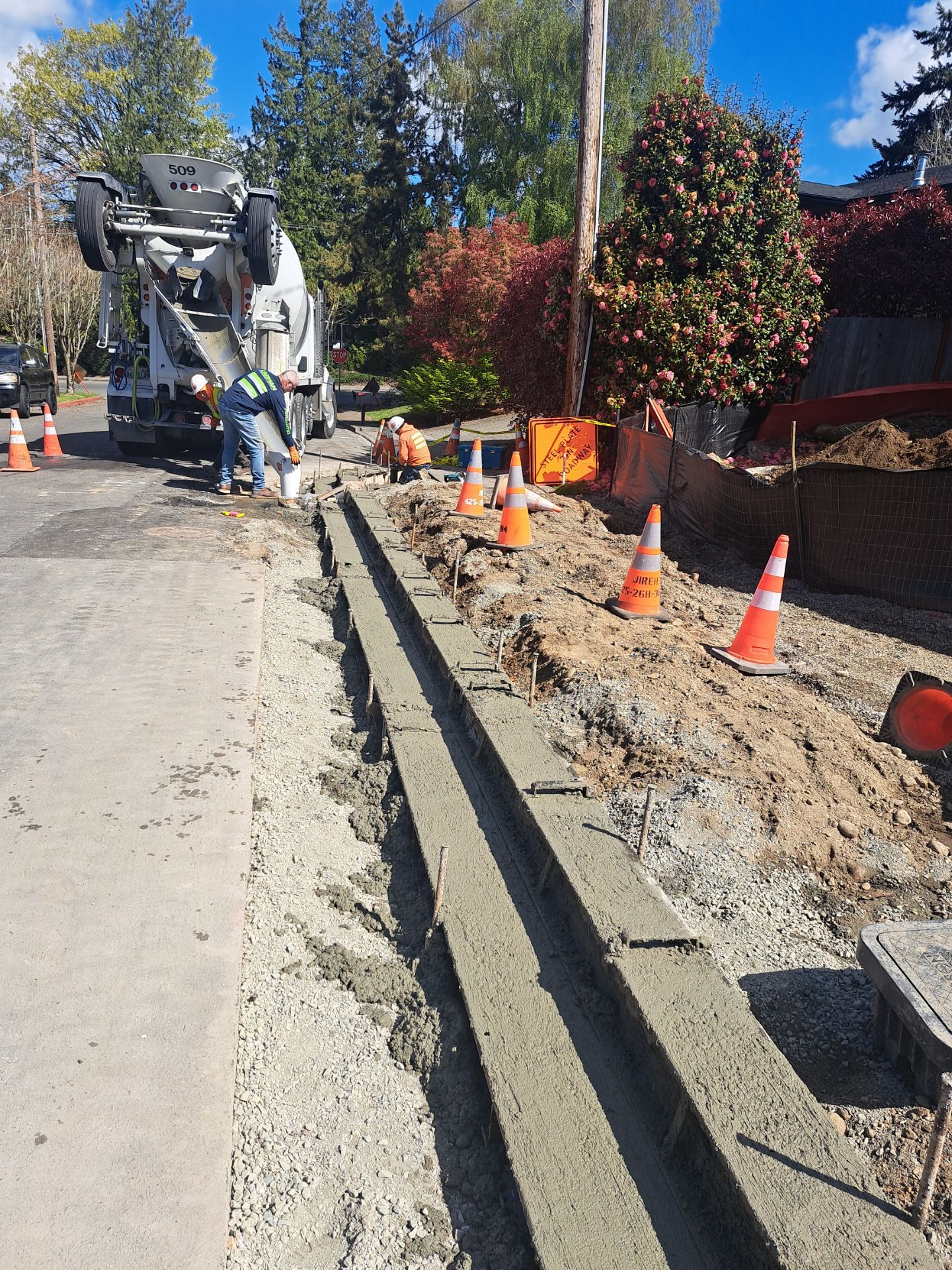 Thomas Custom Homes Development  by Jireh Asphalt & Concrete Inc 