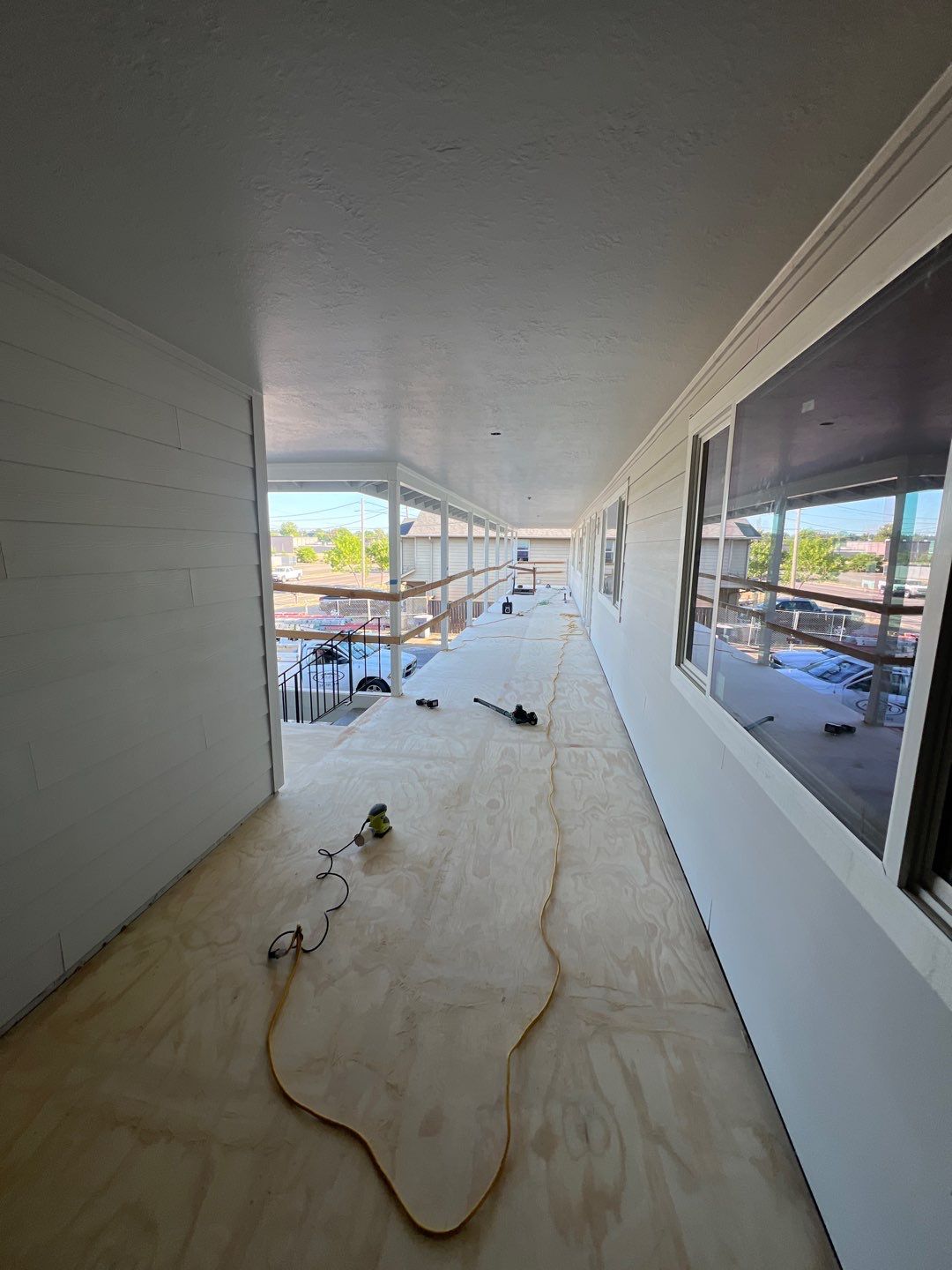 Dec-Tec Walkable Membrane using Dec-Tec (Color: Granite) by Orezona Building & Roofing Company, Inc.