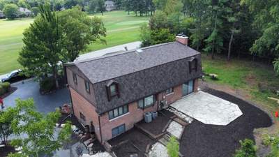 Residential Roofing Installation Using Certainteed Presidential Shake Luxury Shingle