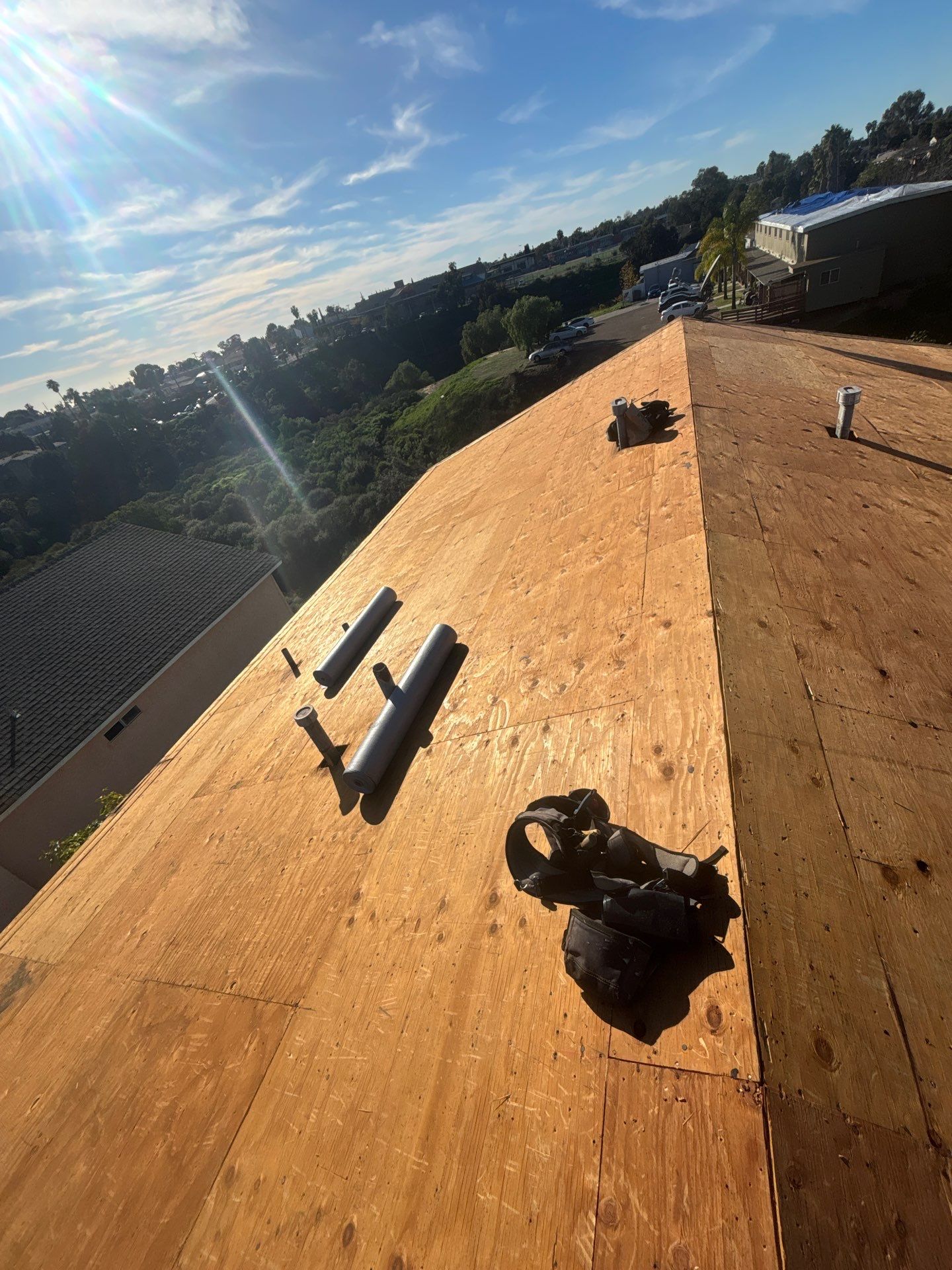City Heights, San Diego Full Shingle Roof Replacement & Structural Wood Rot Repair by Zenith Roofing Services