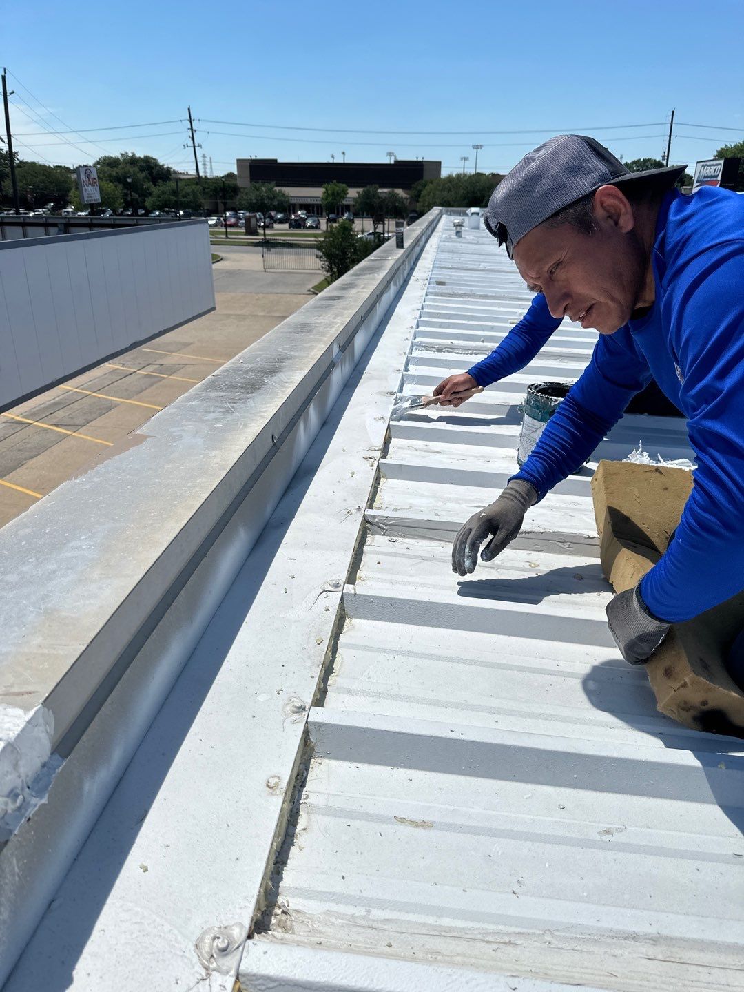 Commercial Roofing Repair using Metal by Roof Repair Company