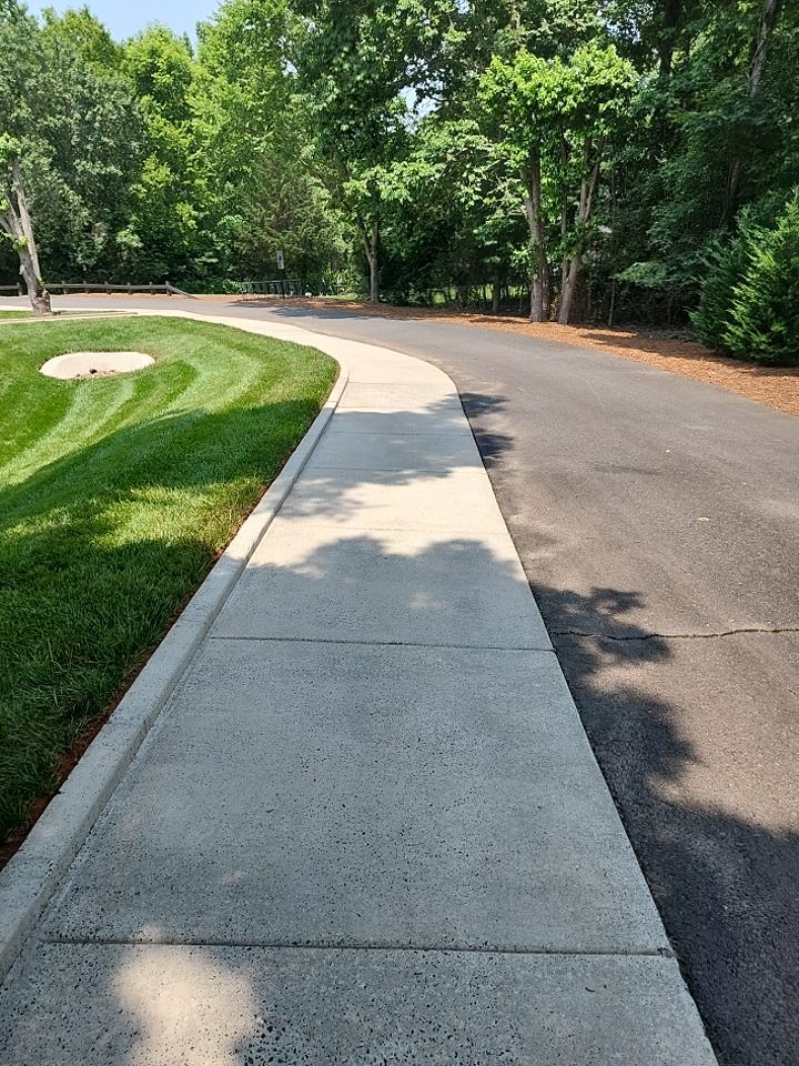 concrete Clean using cleaner by G&H Home Tech Pros LLC