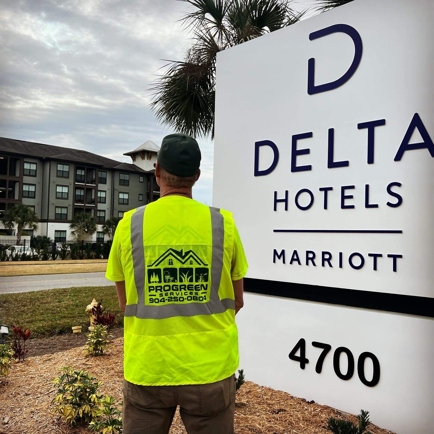 Landscape Install | Marriott Hotel by ProGreen Services