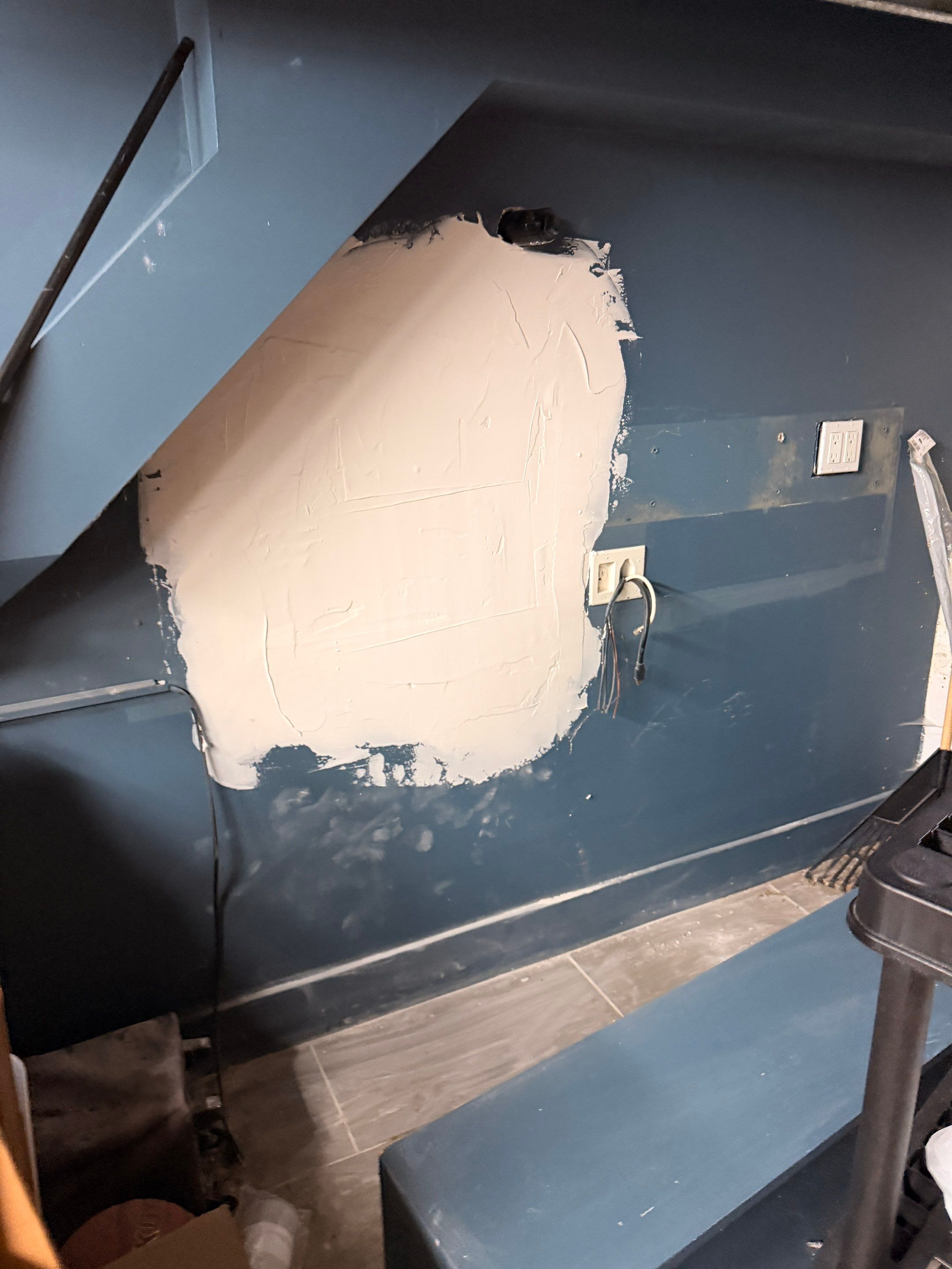 Wall Repair & Patching After Plumbing Leak Access by YVR Construction Group