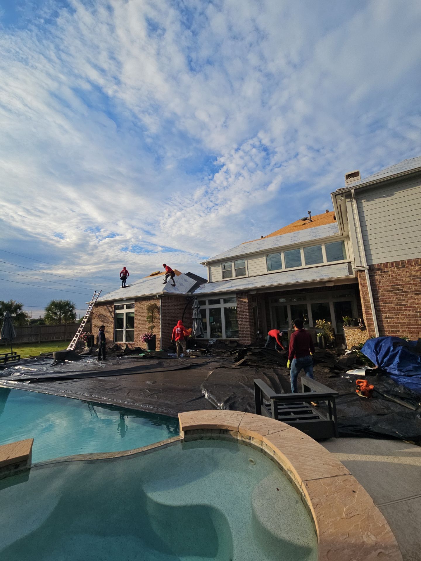 Project in Sugar Land by Motion Roofing