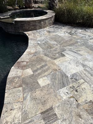 Pool Pavers using Concrete Sealant