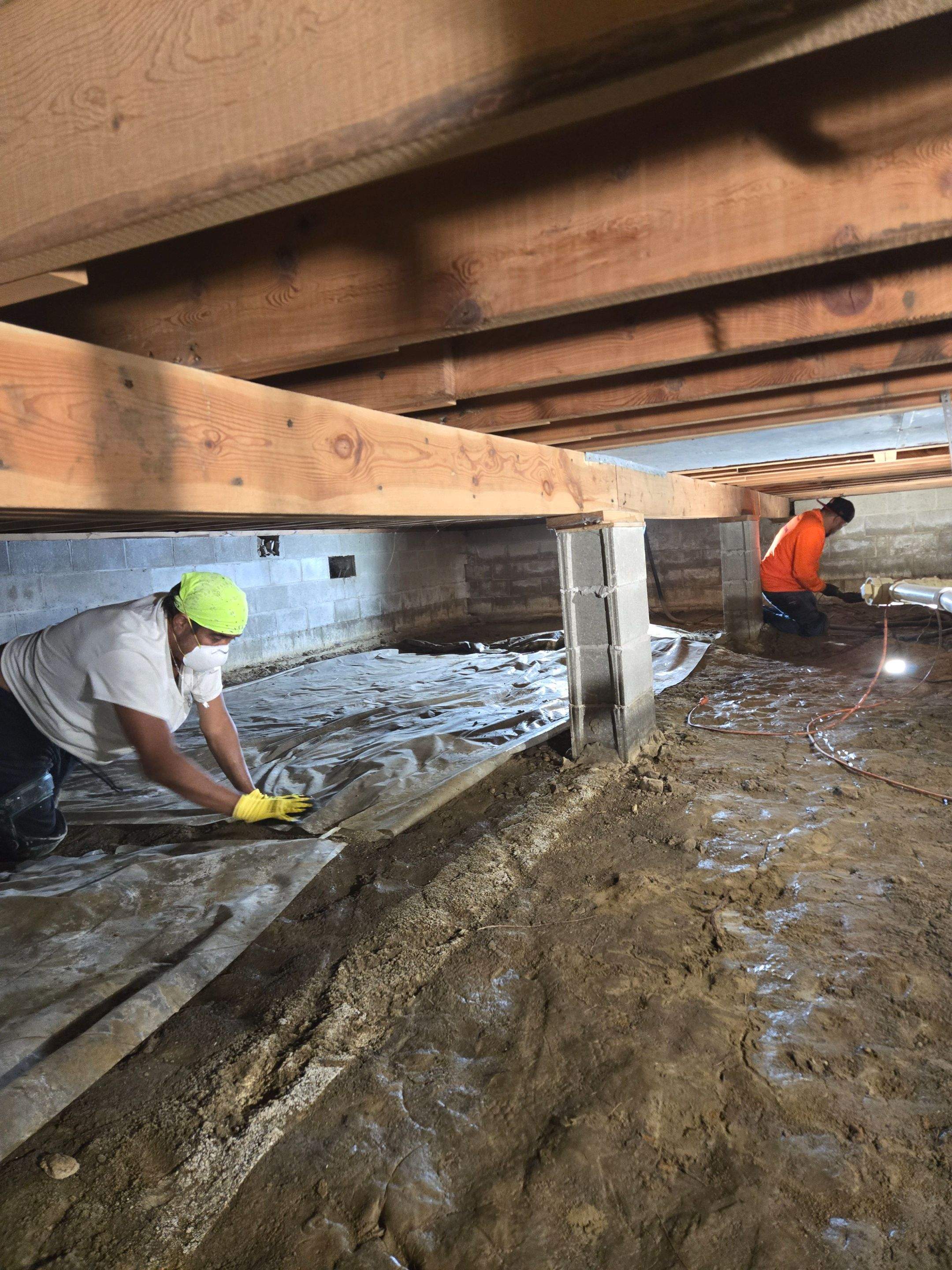 Crawl Space Encapsulation, EZ Breathe & Sump Pump Installation by Allied Water Services
