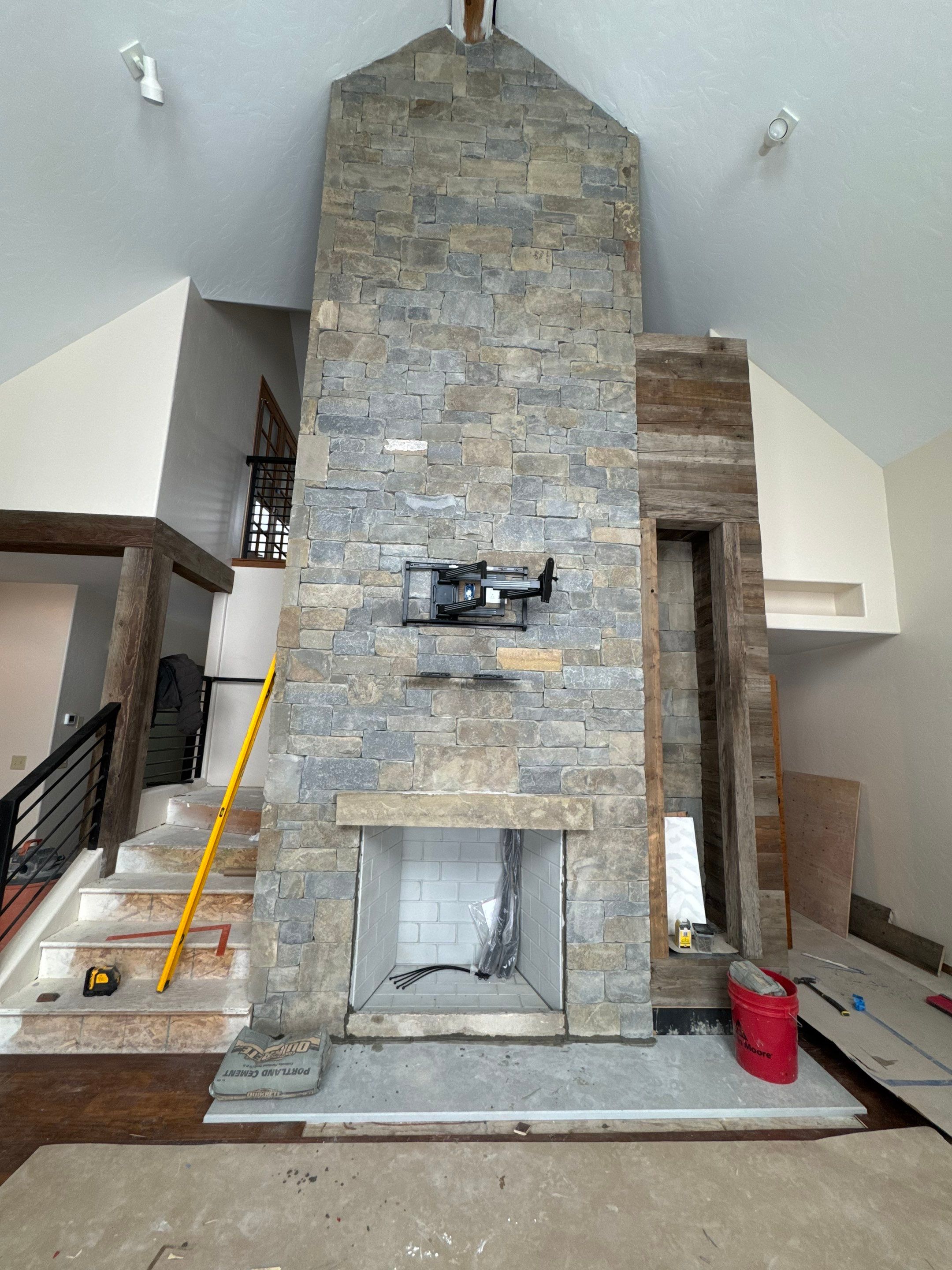 Renovation Project in Big Sky by Blue Room Construction LLC