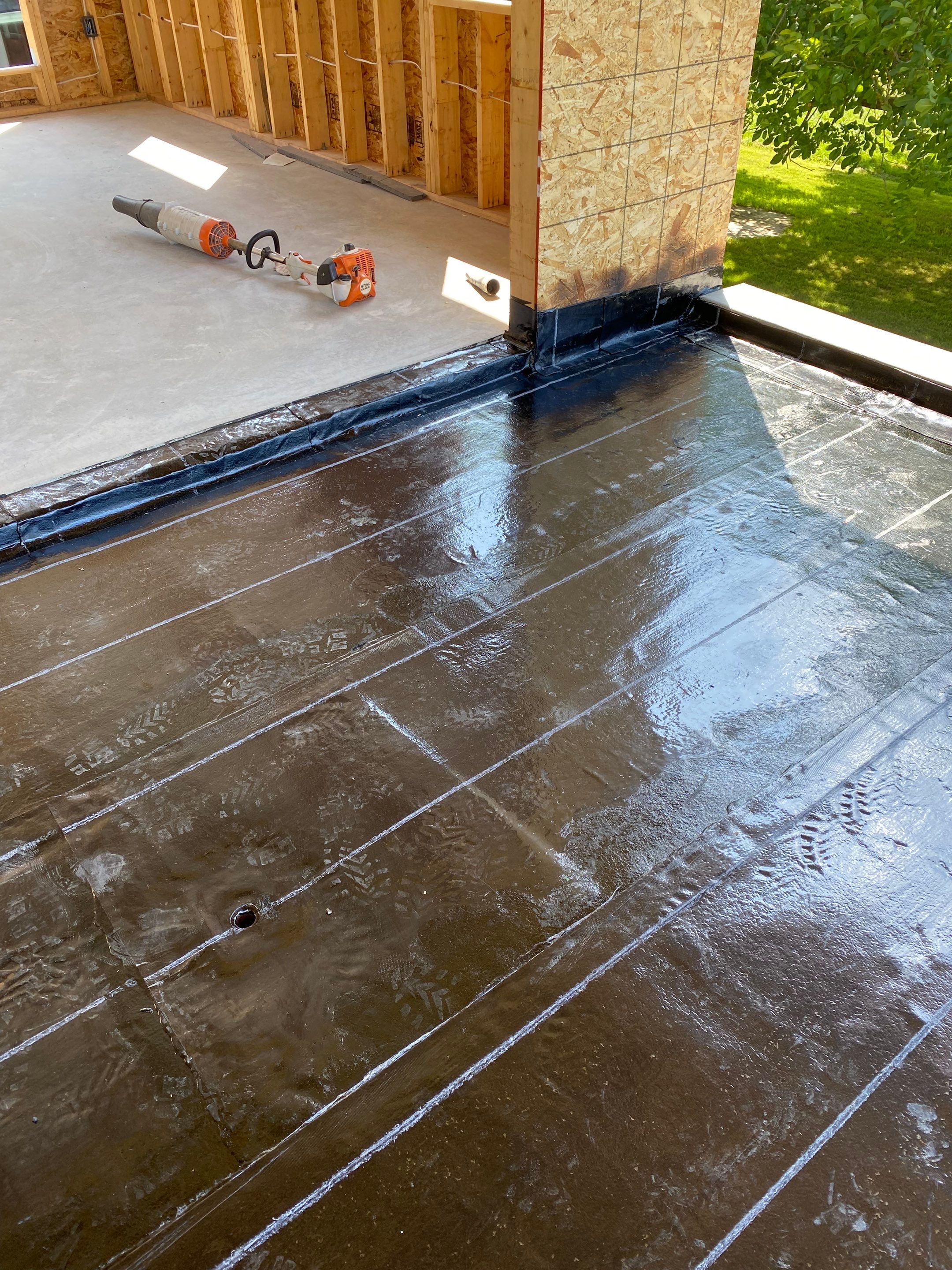 Residential Roofing Installation using multiple products by Top Notch Roofing Inc