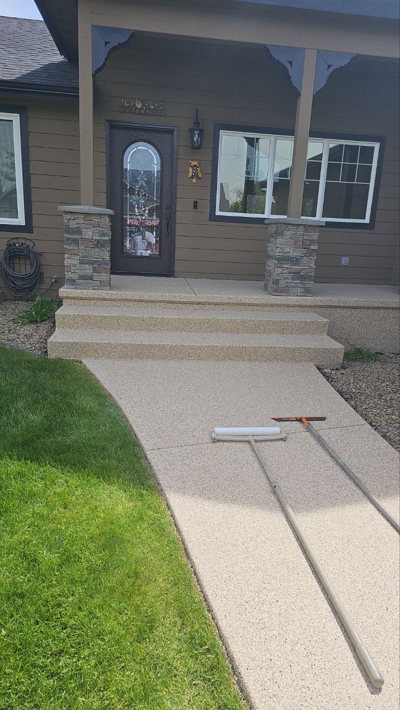 Entryway Transformation using Pecan by Croc Coatings, LLC