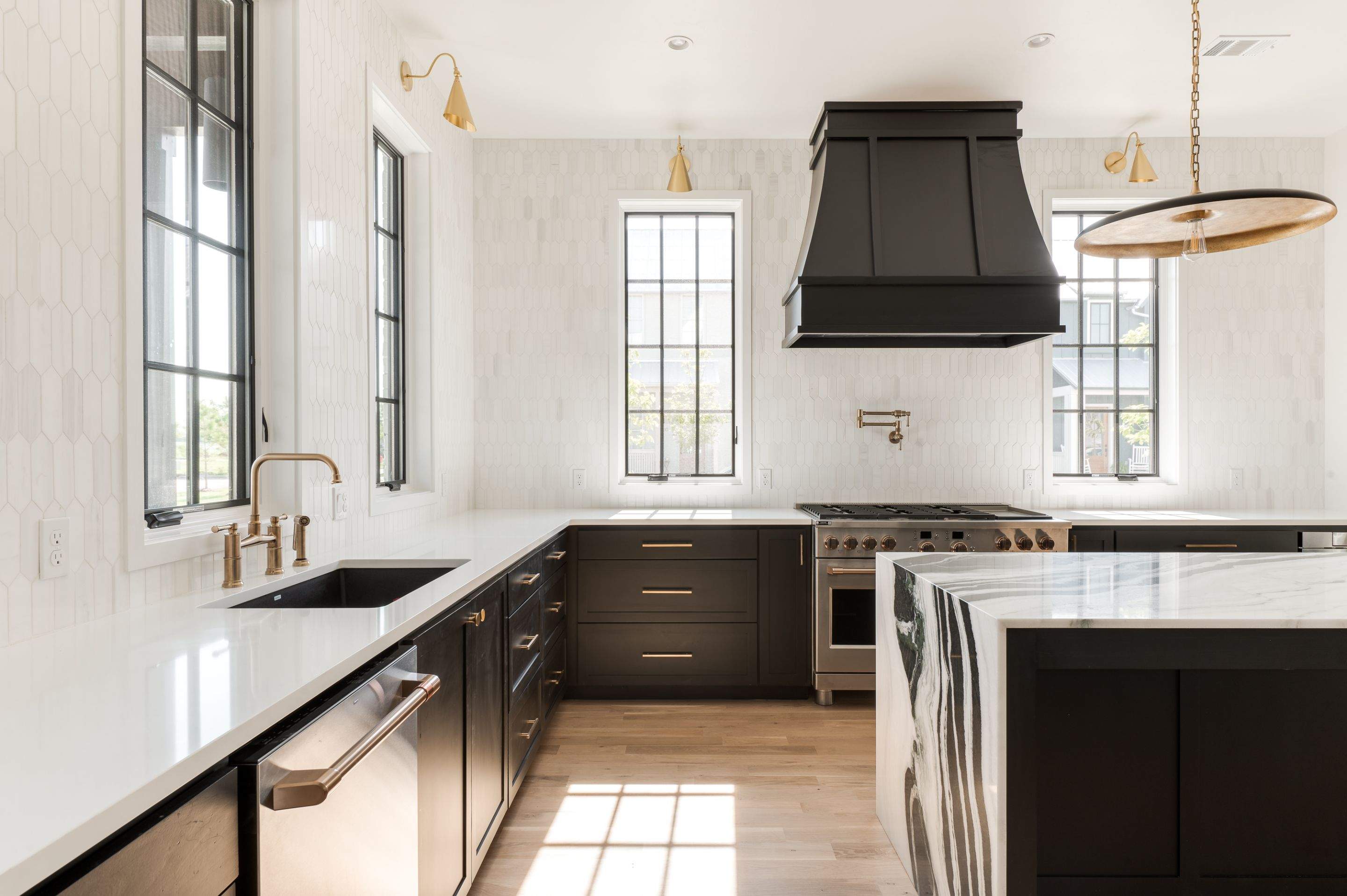 Modern Residential Kitchen and Bath in Oklahoma City by TNT Countertops