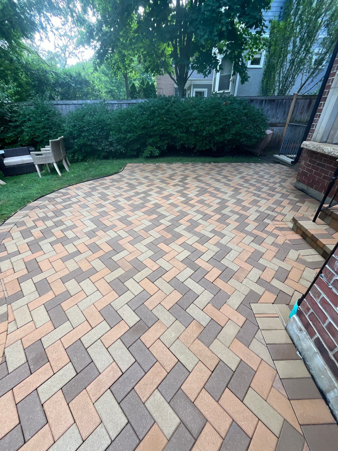 brick paver repair  using Structure bond Techniseal by Northern Power Washing LLC.