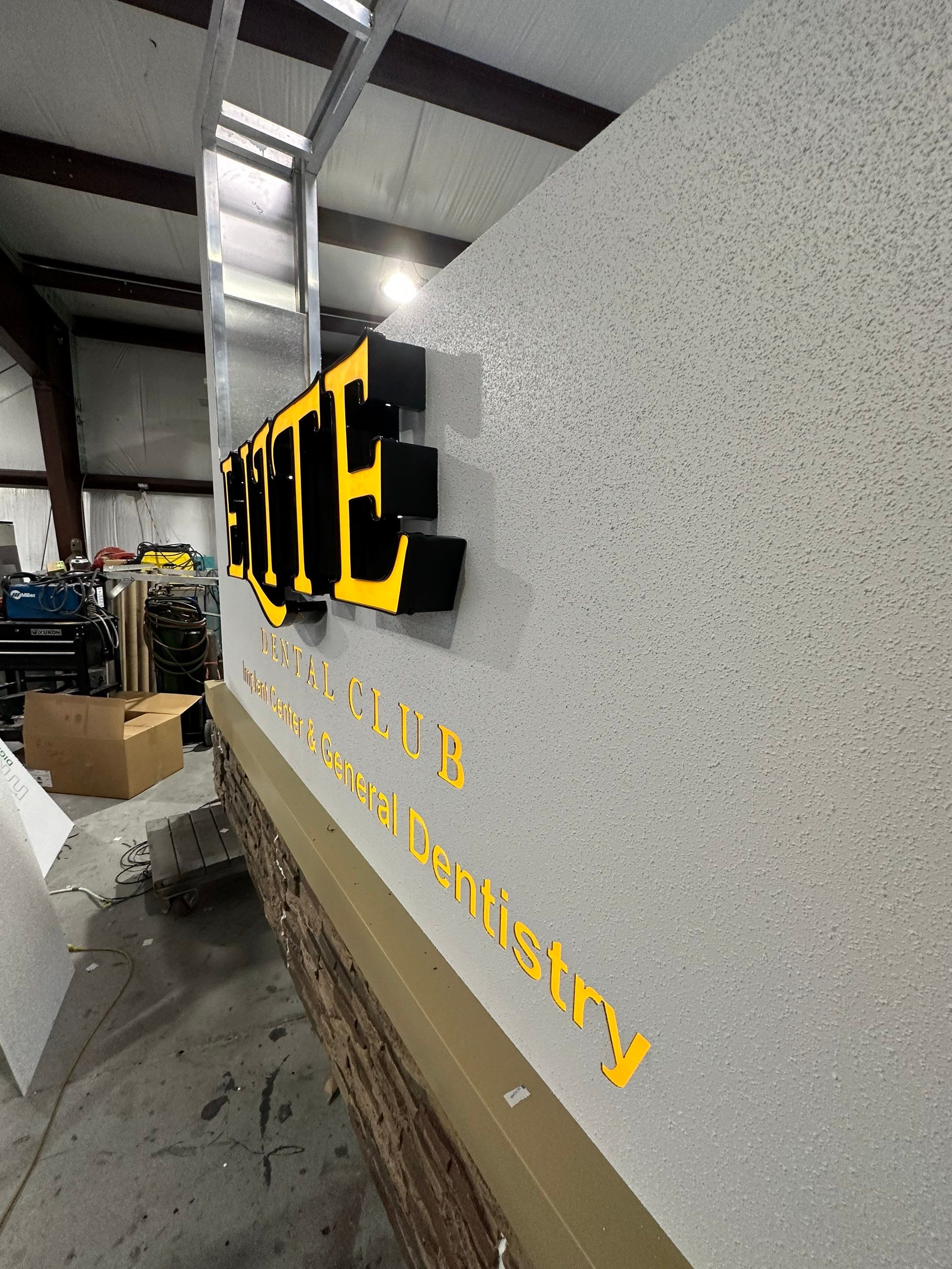 Monument Sign for Elite Dental by SignCrafters