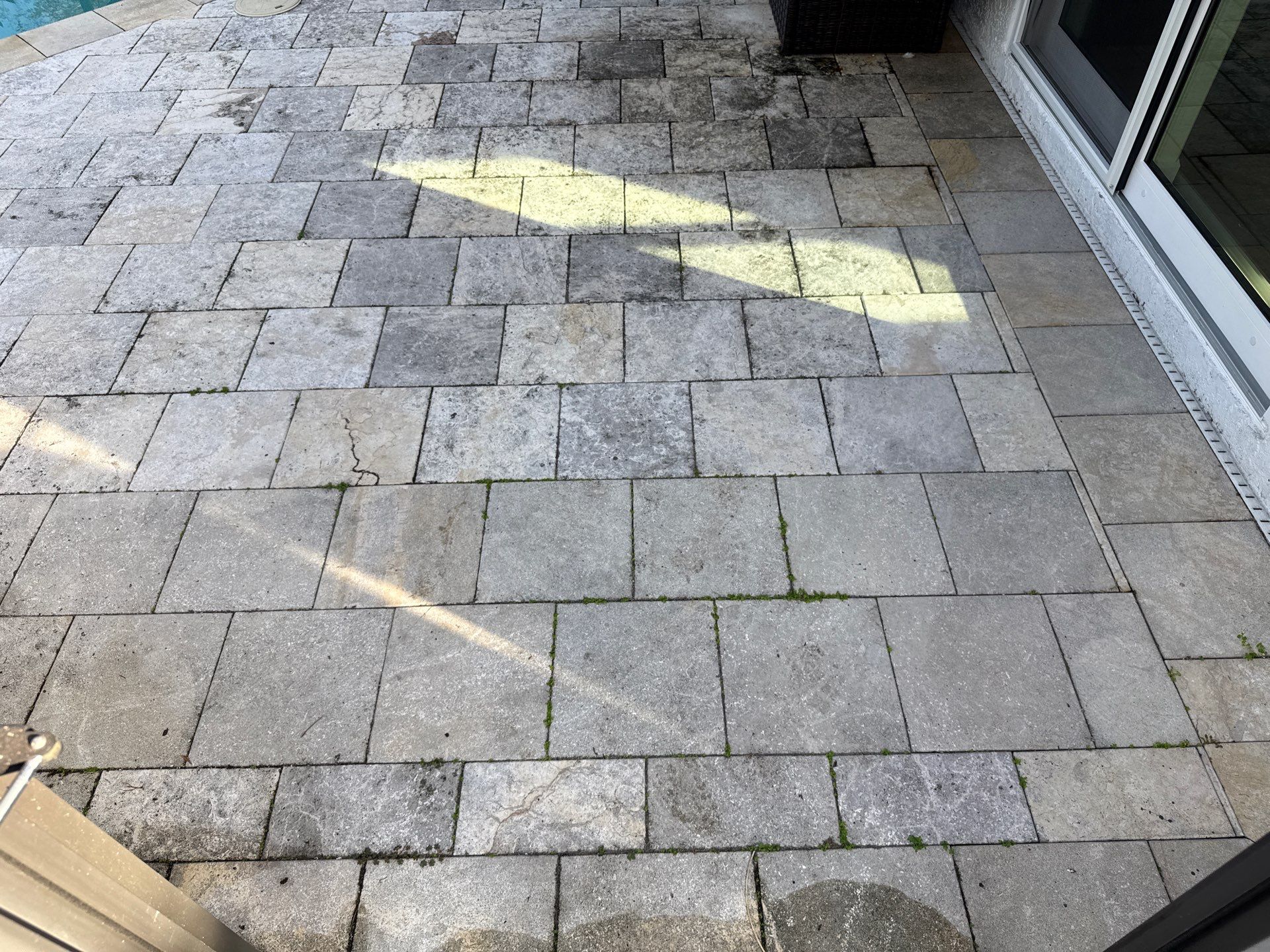 Paver Pool Deck & Screen Enclosure Cleaning | River Wilderness, Parrish FL by Sunshine AquaWash