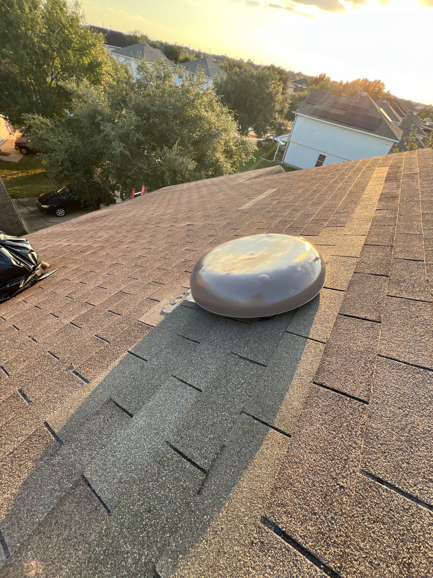 Hail Damage using Owen's Corning Duration (Lifetime) Shingles by Roof Repair Company