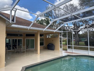 Painted Pool Deck, Pool Cage & Exterior Surface Cleaning in Creekwood – Bradenton, FL