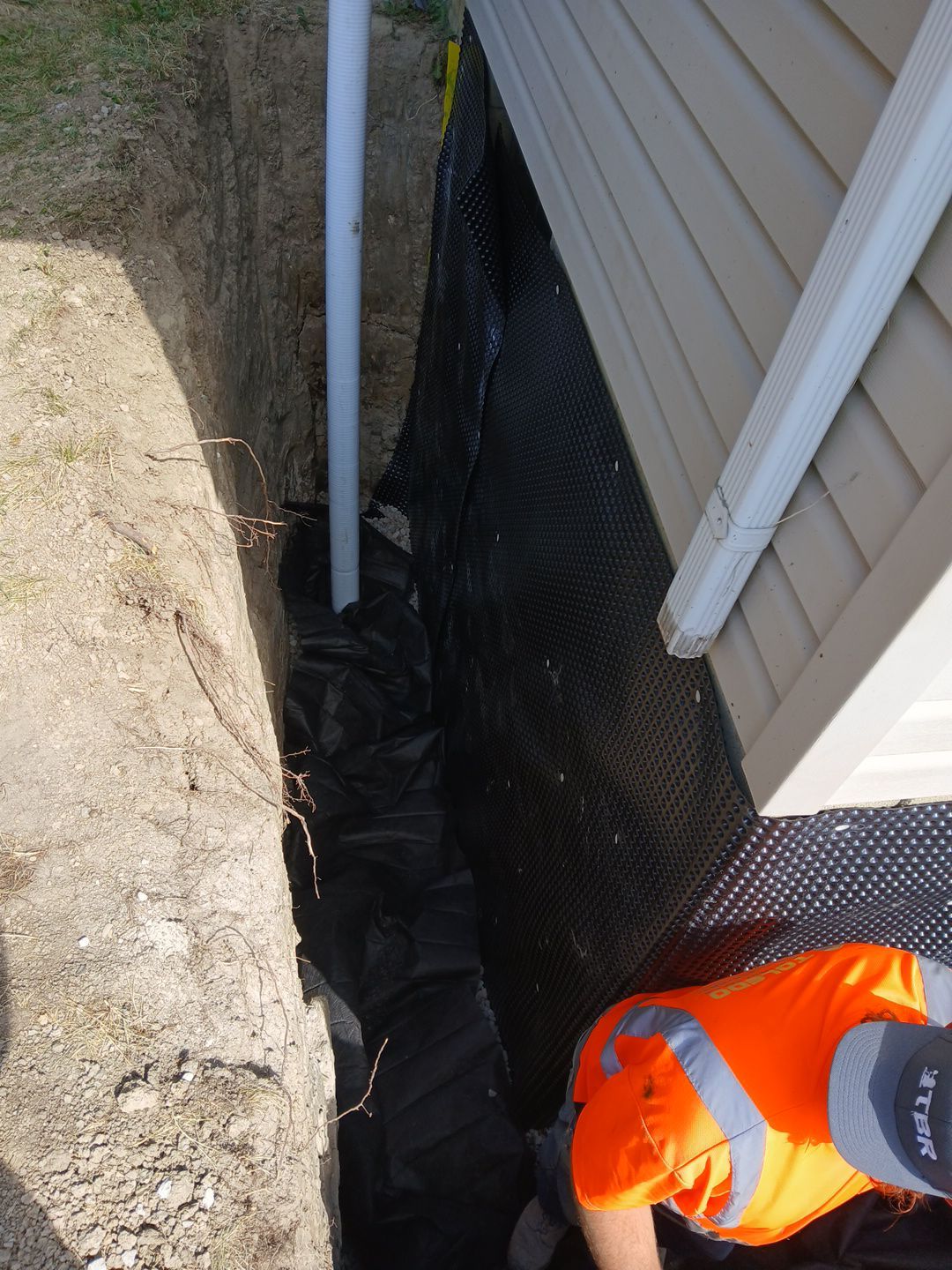 Exterior Waterproofing & Embedded Fiber Reinforcements by Toledo Basement Repair