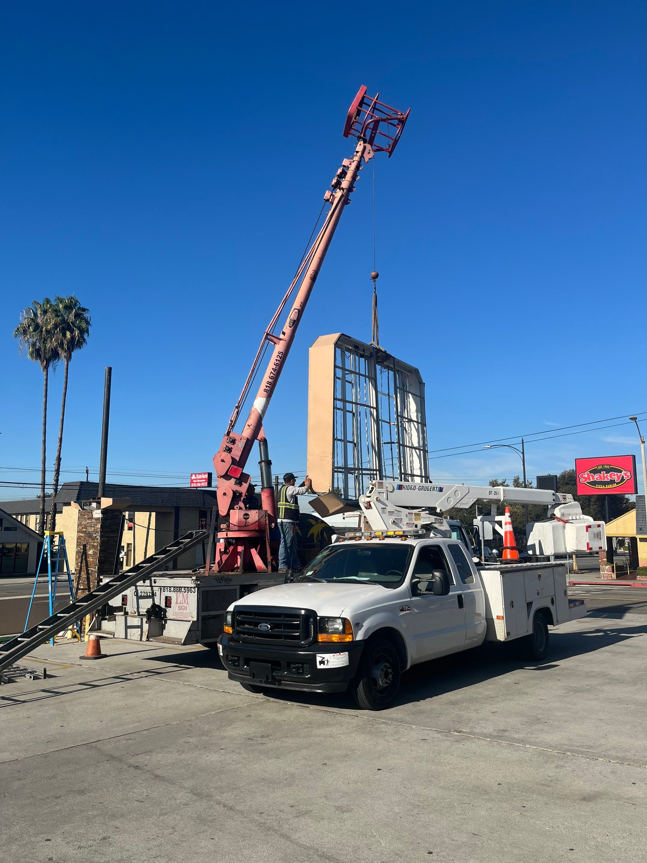Project in Burbank by Golden State Signs