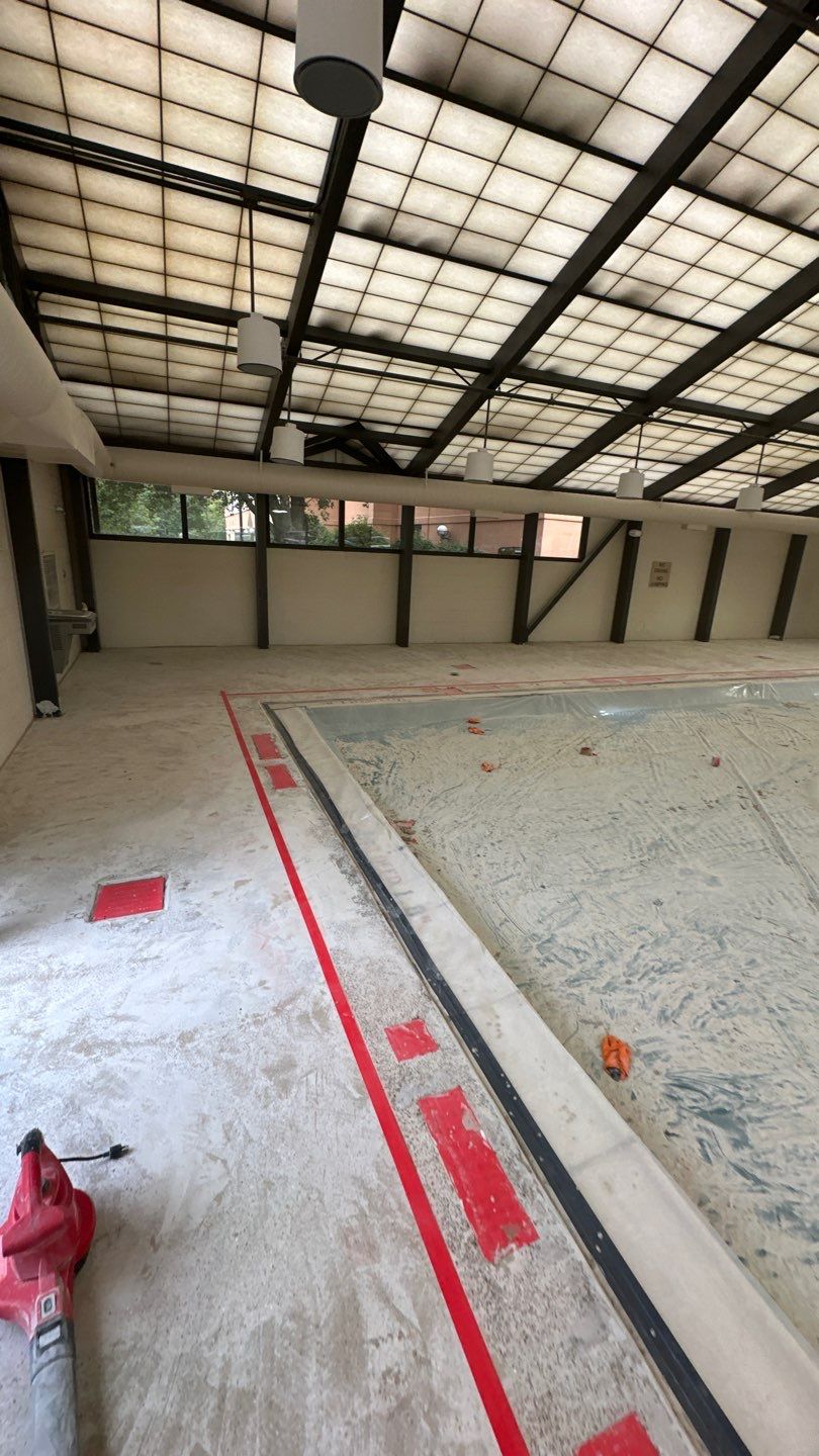 Hotel Pool Deck Project in Cranberry Township by Floors in a Day, Inc