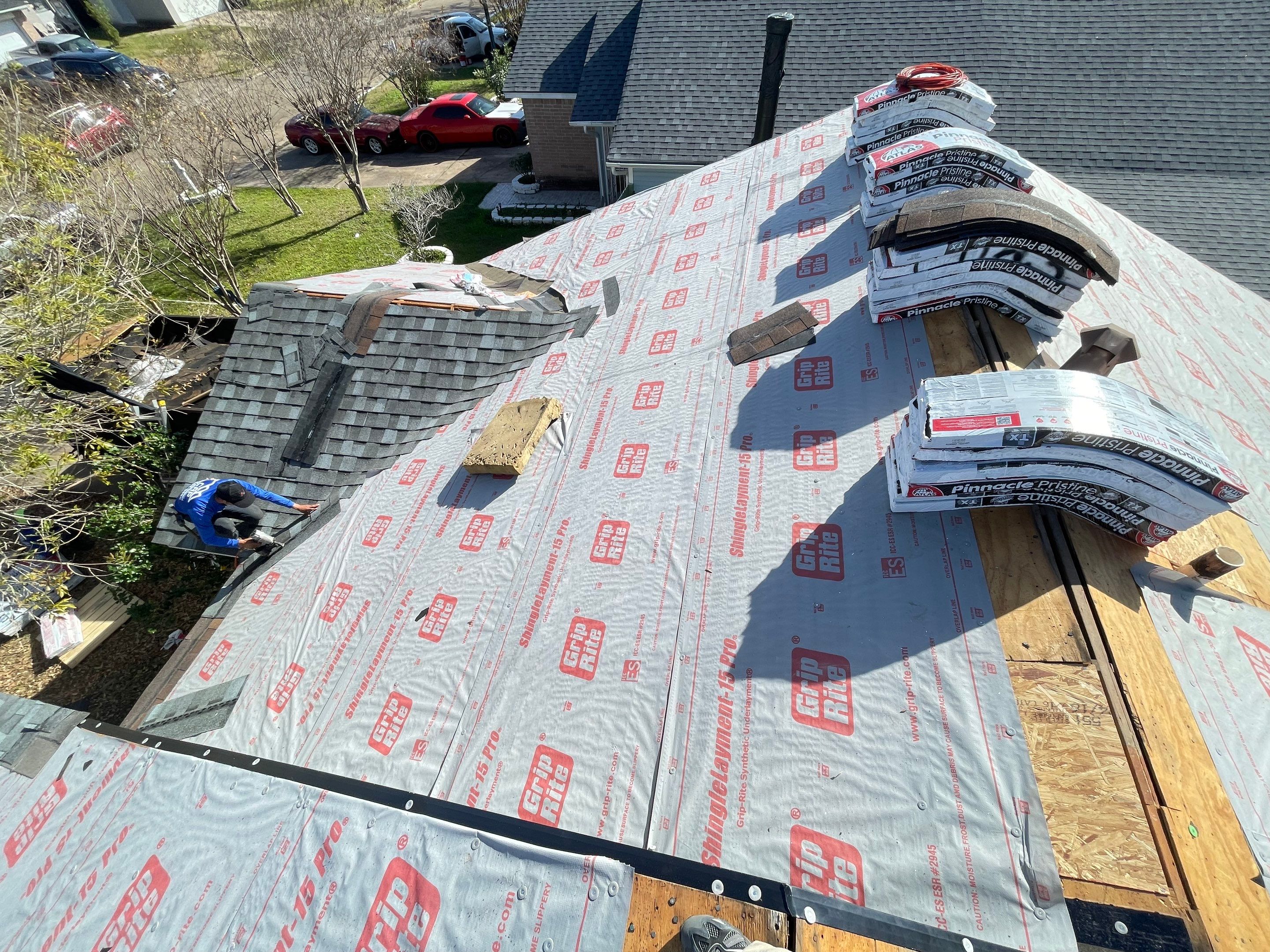 Roof Damage using Atlas Pinnacle - Hearthstone by CAP Roofing and Construction LLC