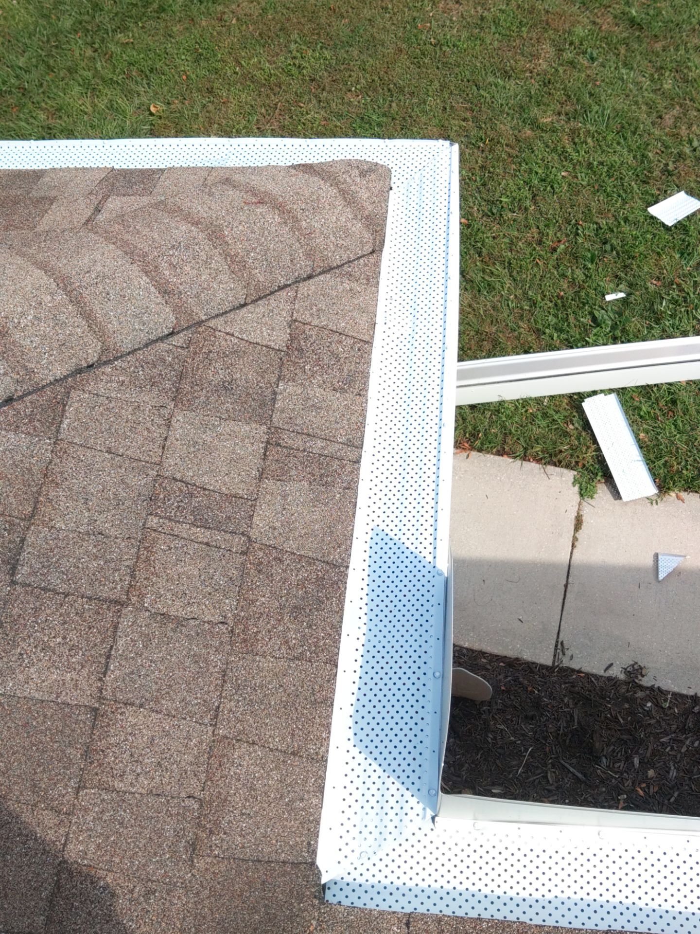 Leaf Guard System Installation in Sarasota FL by Gutter Professors
