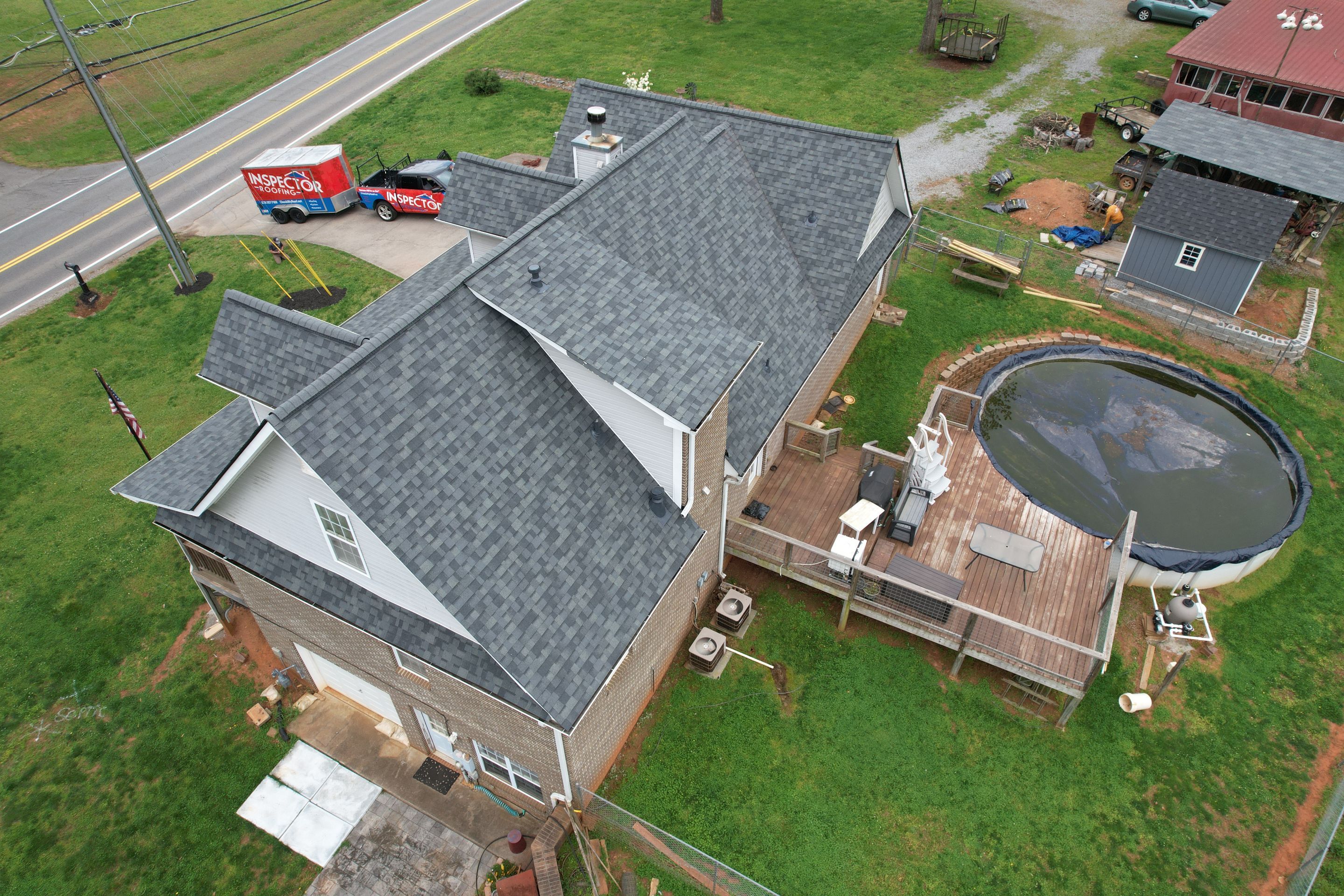 Residential Roofing Installation using Owens Corning by Inspector Roofing and Restoration