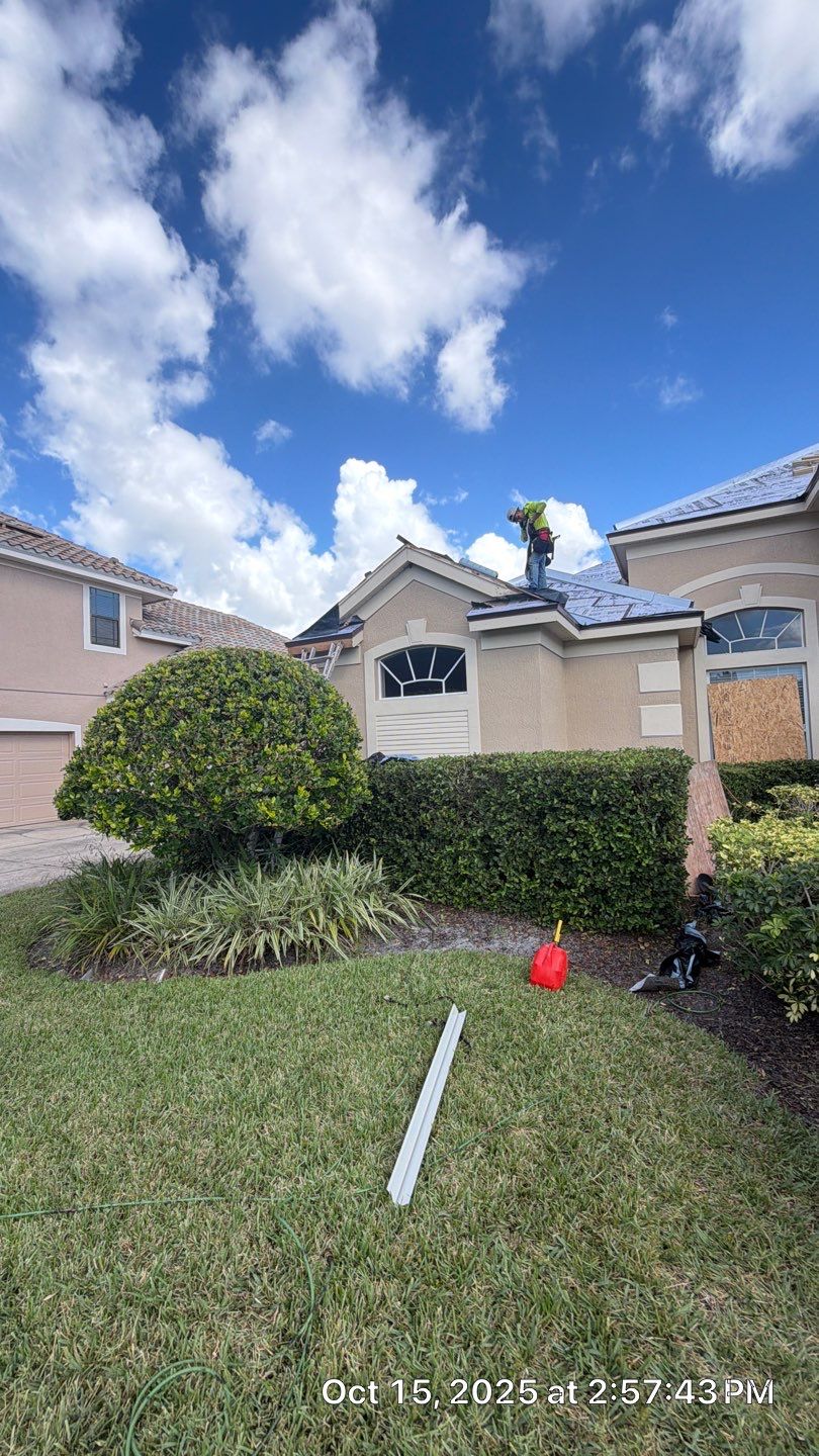 Full Concrete Tile Roof Replacement with Polyglass Underlayment in Orlando by Fortified Roofing Solutions Corp.