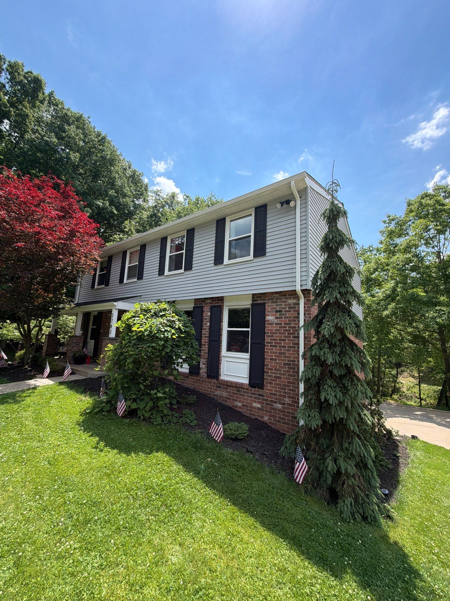 Ascend Siding Replacement and Custom Cedar Porch Renovation in Allison Park by Ideal Siding Pittsburgh