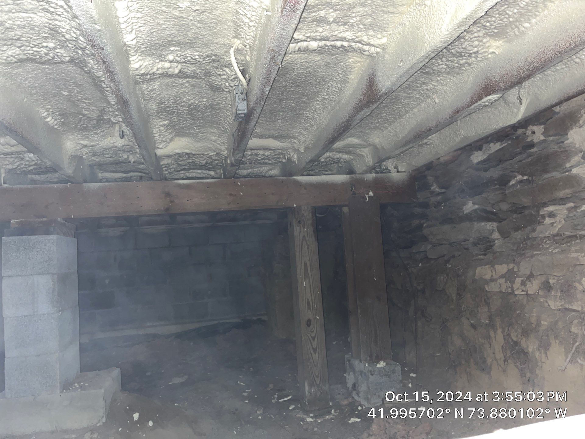 Attic Insulation using open cell spray foam by NYS Foam & Energy