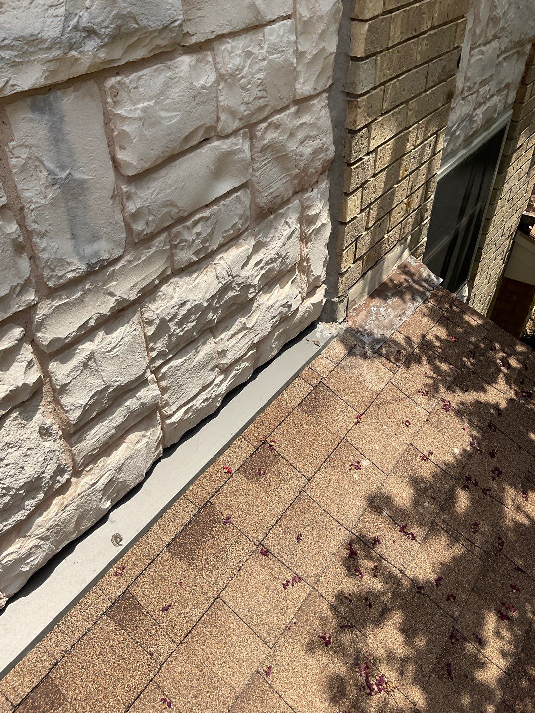 Leak Repair over Master Bedroom and Bathroom by Tex-Line Roofing