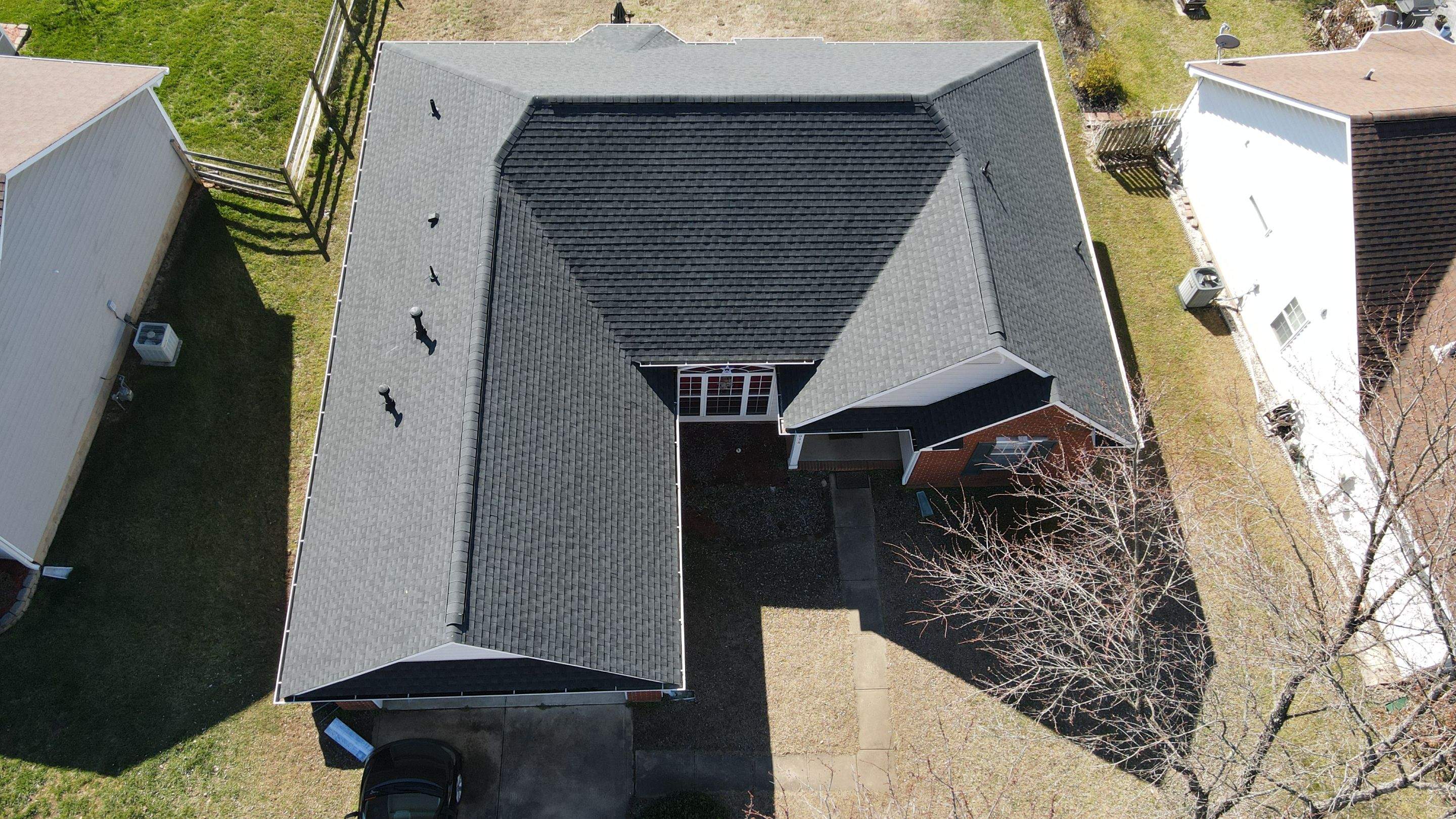 Residential Roofing Installation using GAF Timberline HDZ Charcoal by RISE Roofing & Restoration, LLC