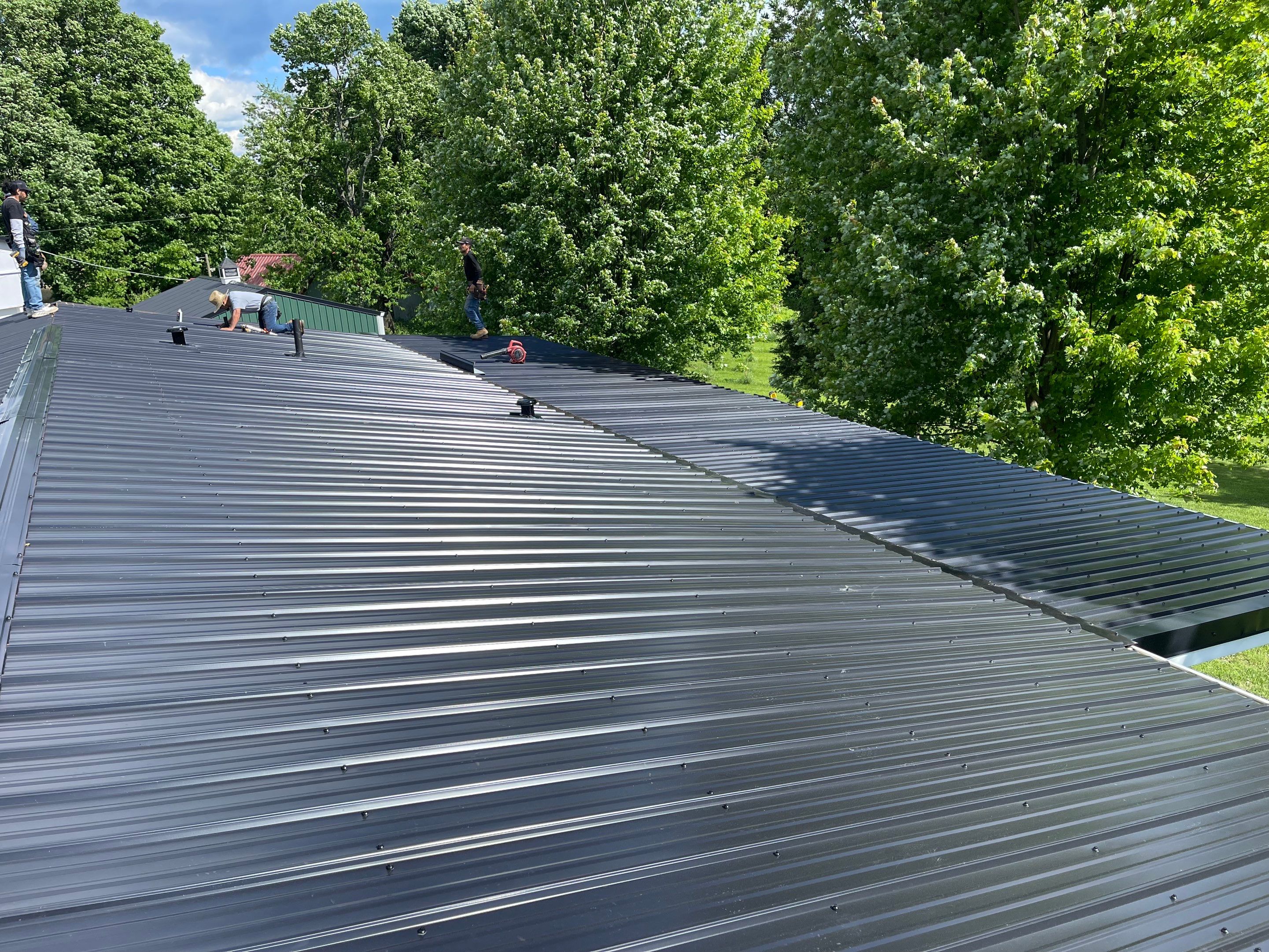 Hail Damage Replacement, Metal Roofing  by Storm Contracting 