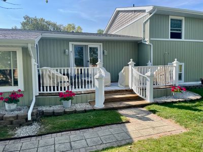 Cypress Siding and New Gutters