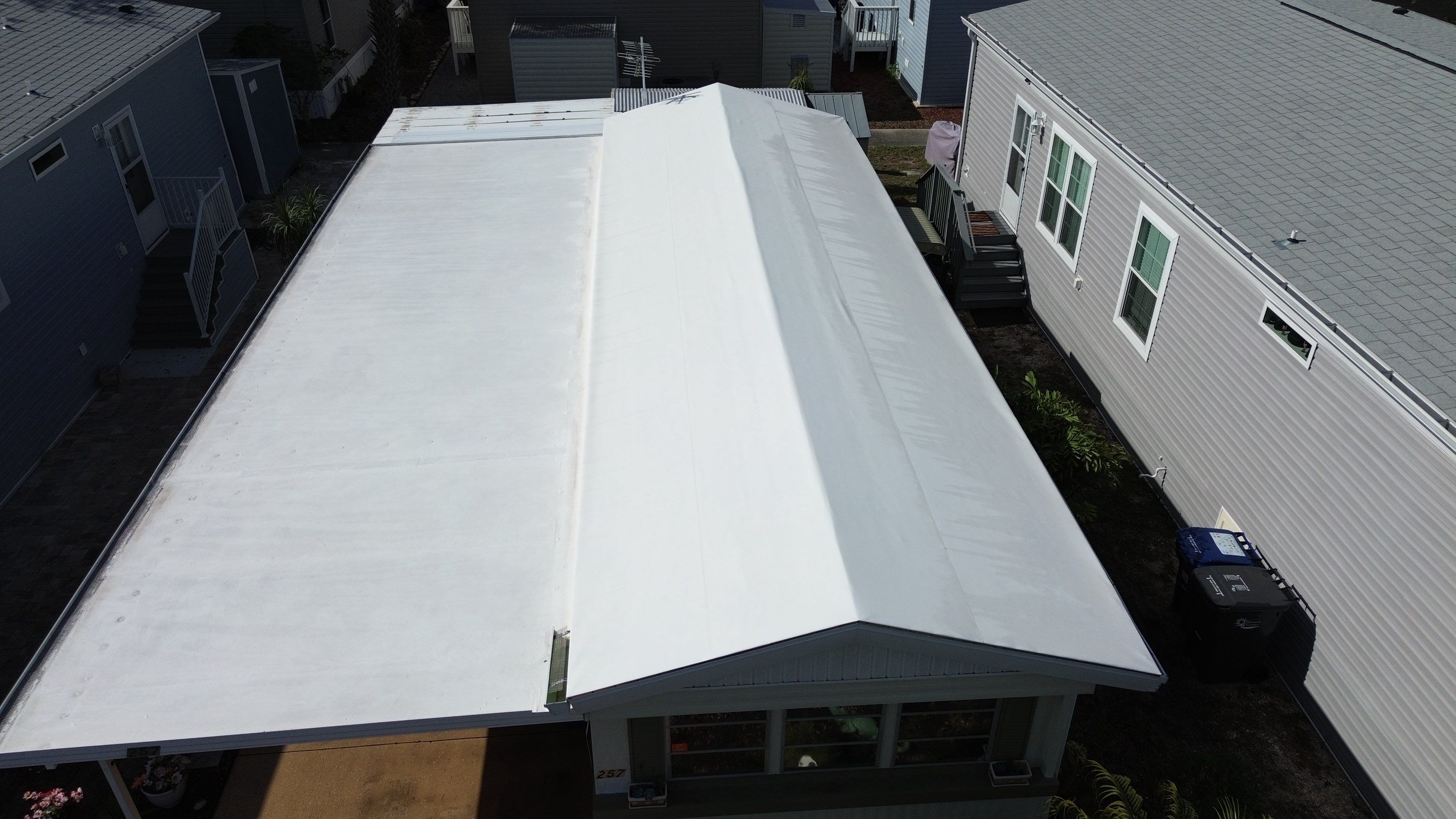 TPO Membrane Roof Cleaning in Fisherman’s Cove RV Resort, Terra Ceia, FL by Sunshine AquaWash