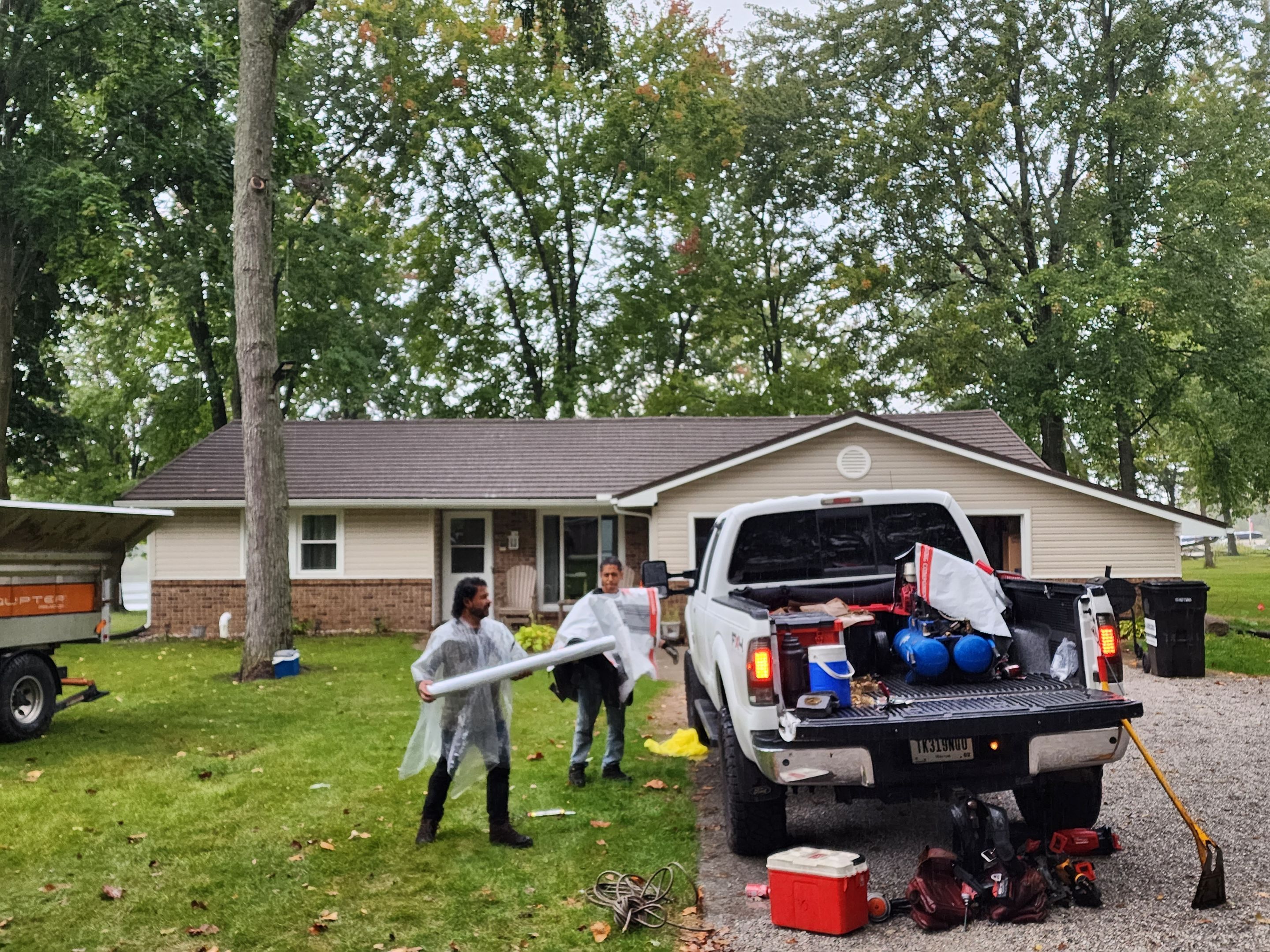 Metal Shake Shingle Roof on Loon Lake in Columbia City, Indiana by 4Ever Metal Roofing