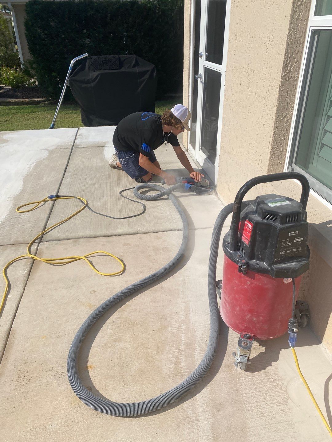 Lanai in Sandstone  by Innovative Concrete Coatings 