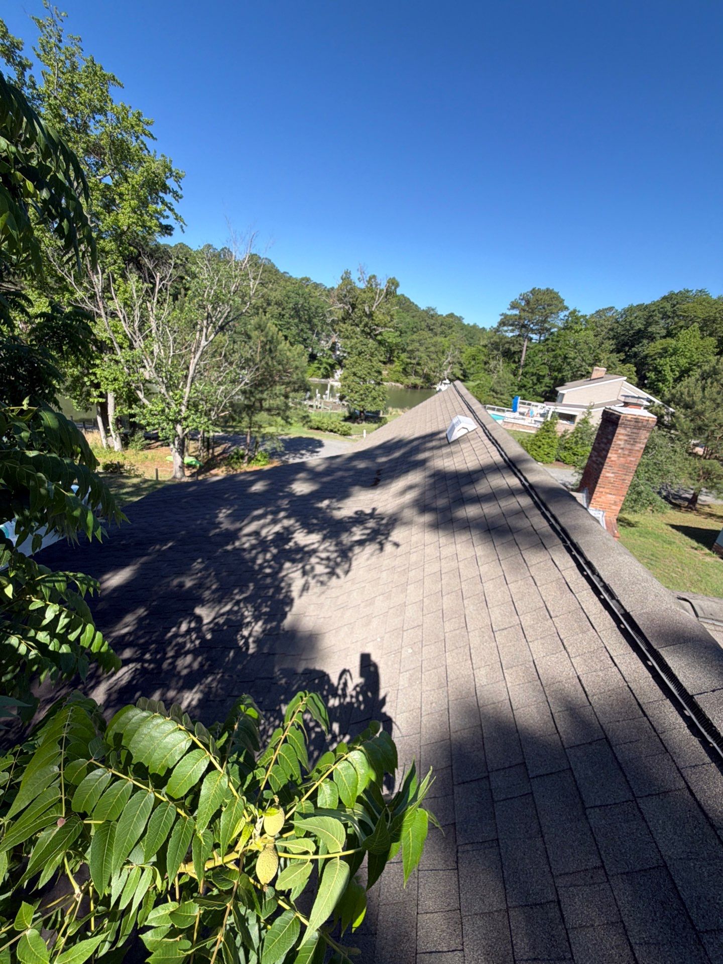 Complete Asphalt Shingle Roof Replacement and Sheathing Repair in Deltaville by Cade Construction