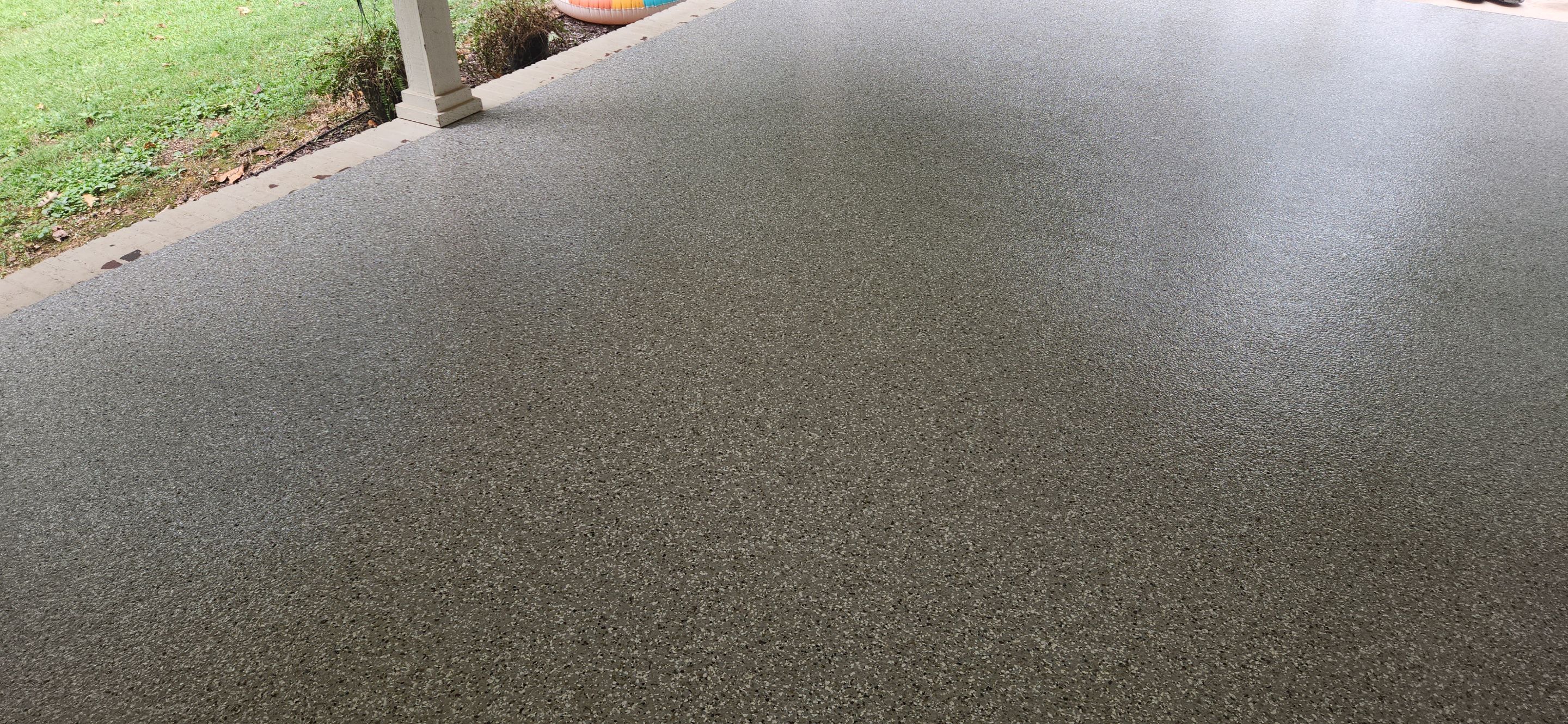 Carport Renovation using Creekbed by Elite Floor Solutions