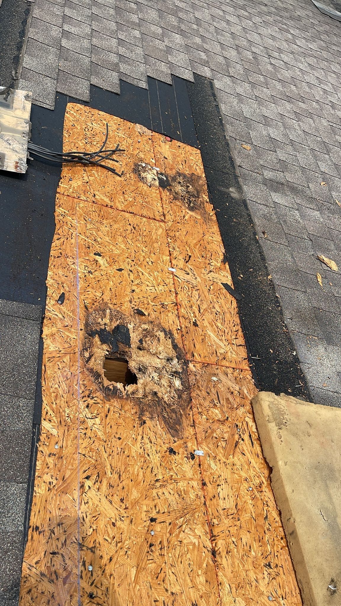 Hail Damage using Owen's Corning Duration (Lifetime) Shingles by Roof Repair Services LLC