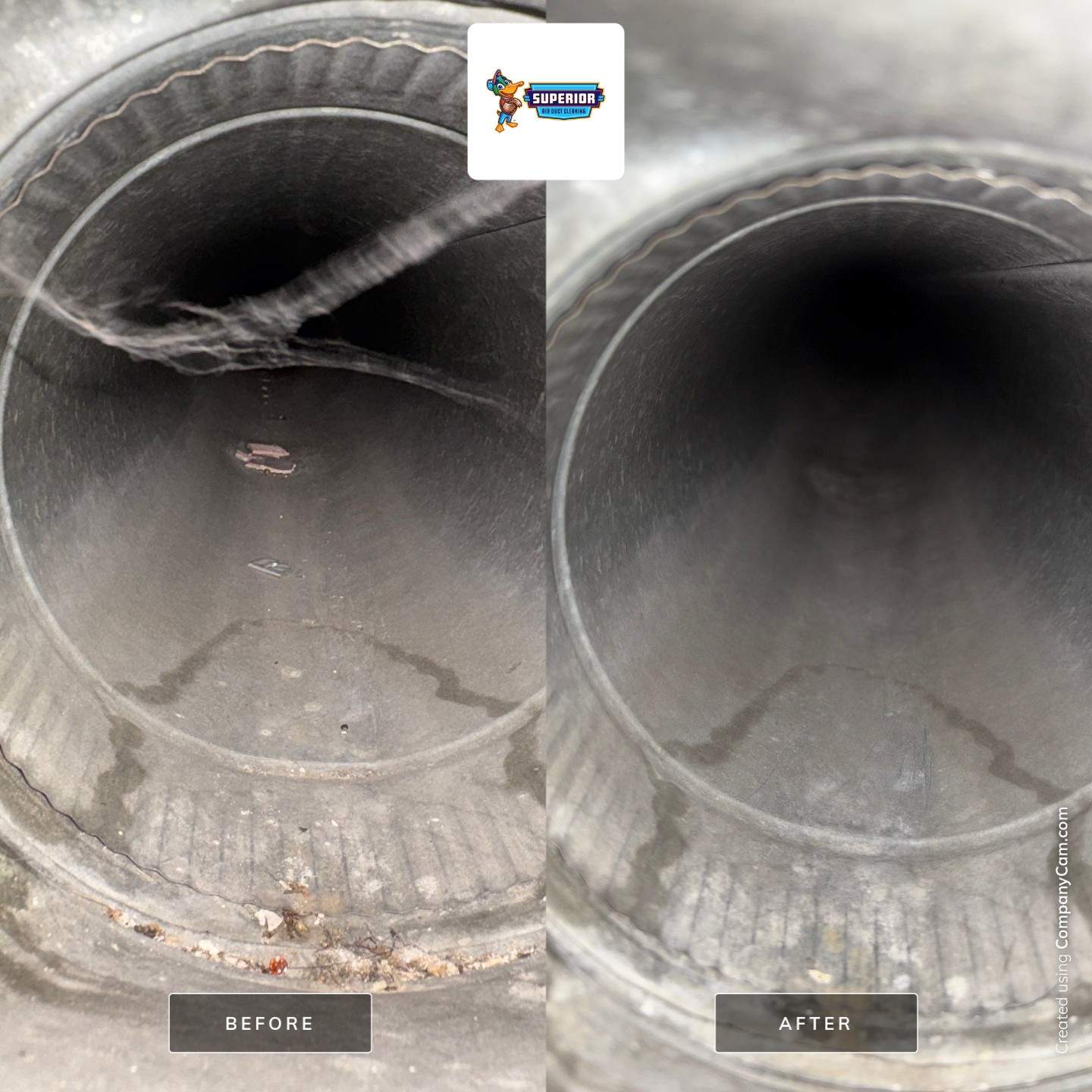 Air Duct Cleaning With a Vacuum Truck in Berlin Center, OH by Superior Air Duct Cleaning