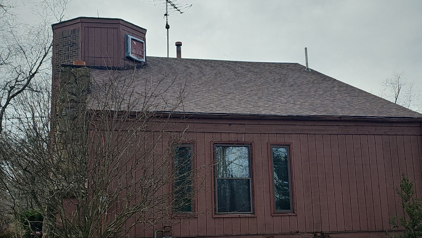 Atlas Pinnacle, Color, Burnt Hickory, Drip Edge, Color, Royal Brown by Eagle Eye Roofing
