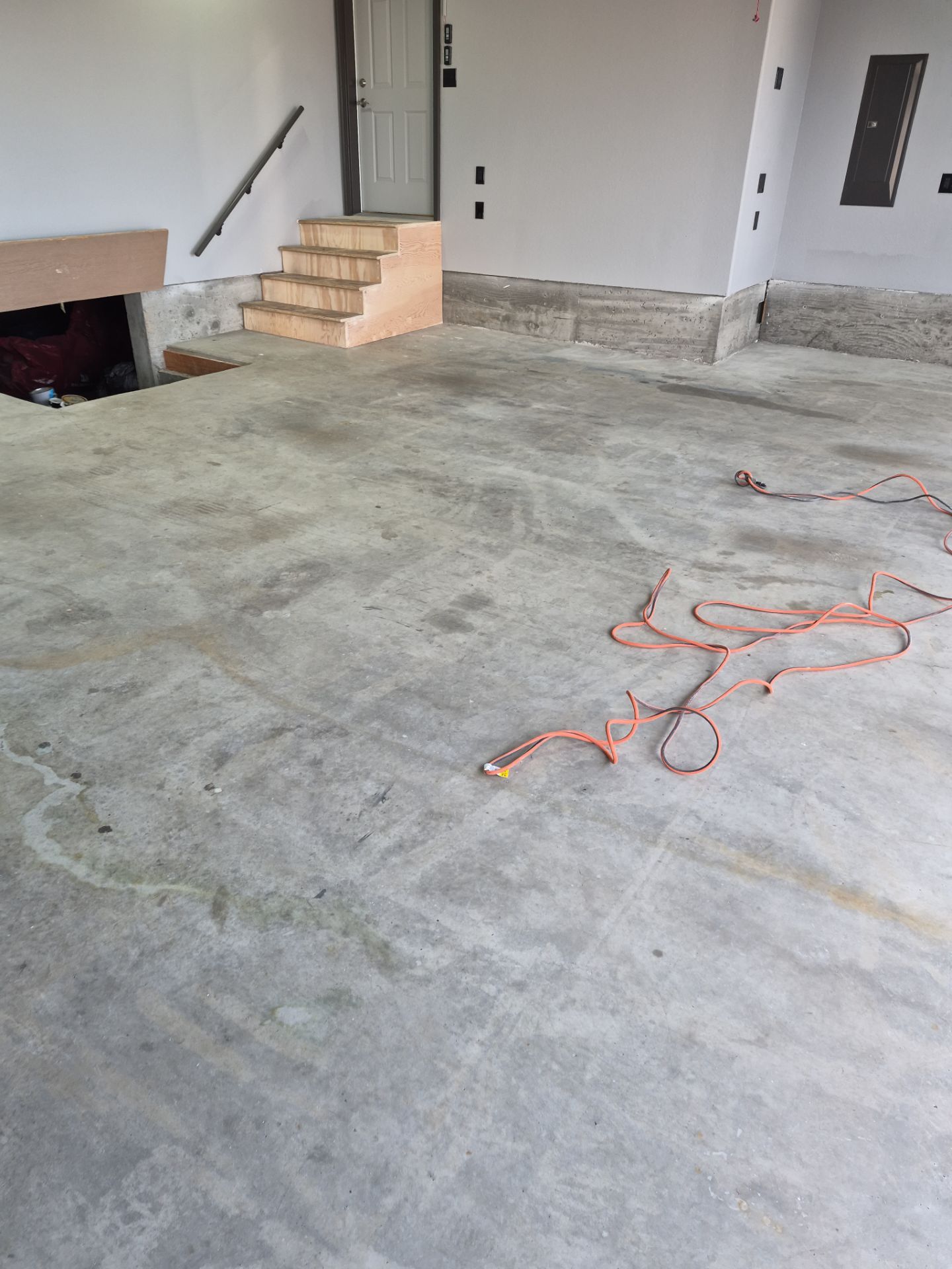Slate Hybrid Polyurea Garage Floor Coating in Lewiston by Croc Coatings, LLC