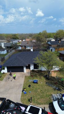 Black Roof Replacement by OTNT ROOFING