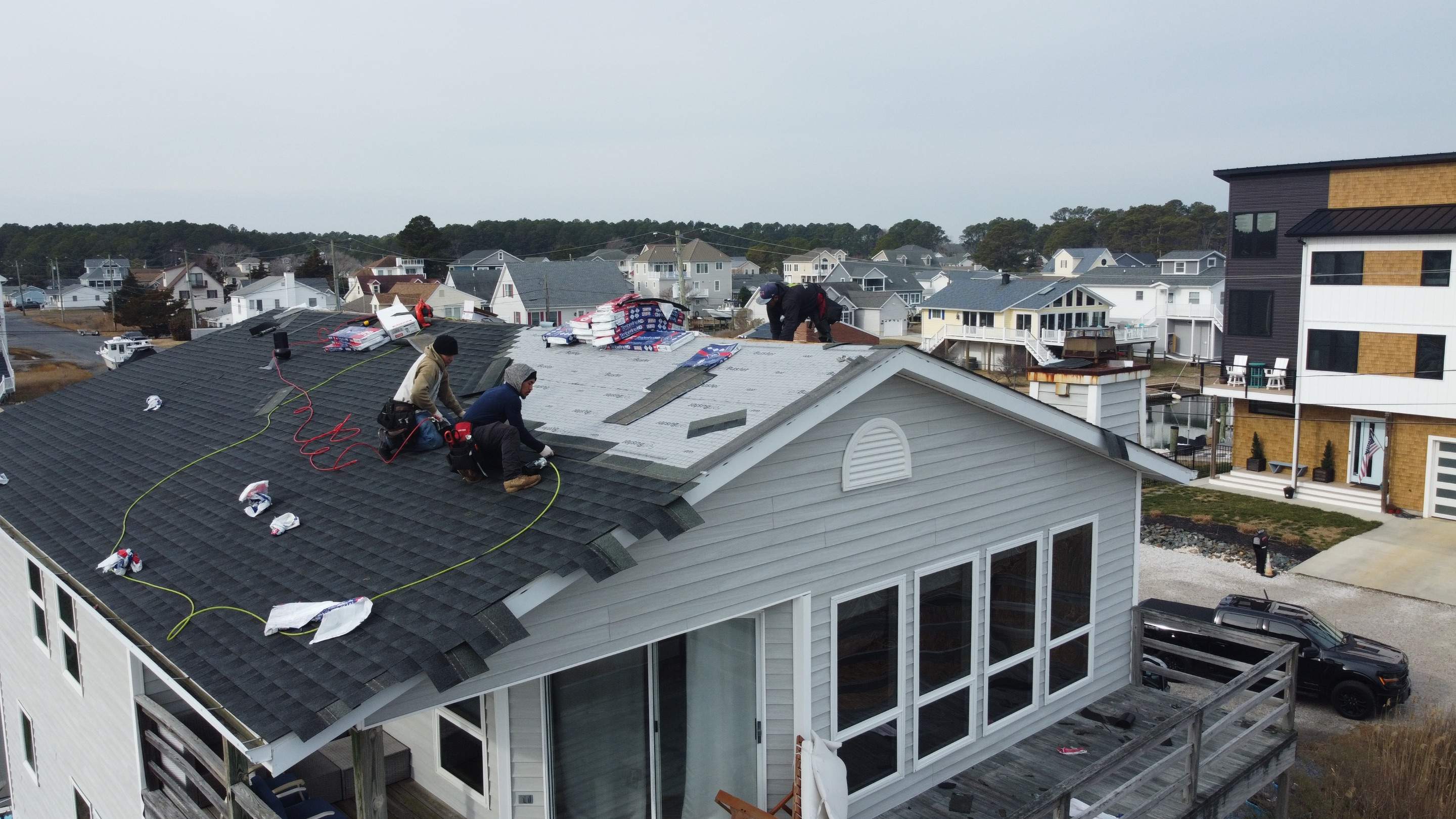 Residential Roofing Installation using GAF Timberline HDZ by Matter Construction, LLC